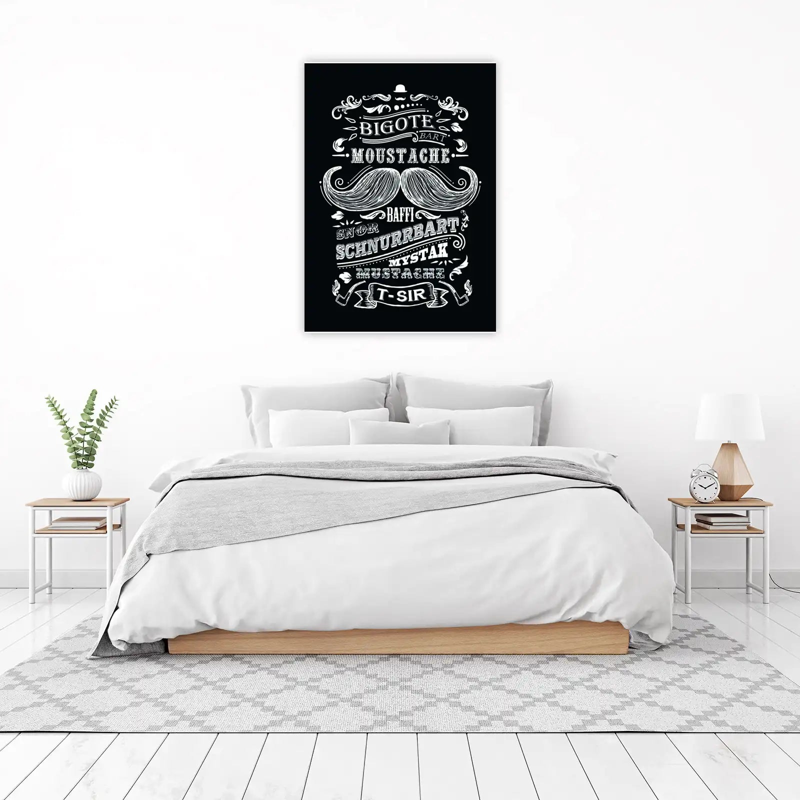 Vintage Mustache & Gentlemen's Style Wall Art