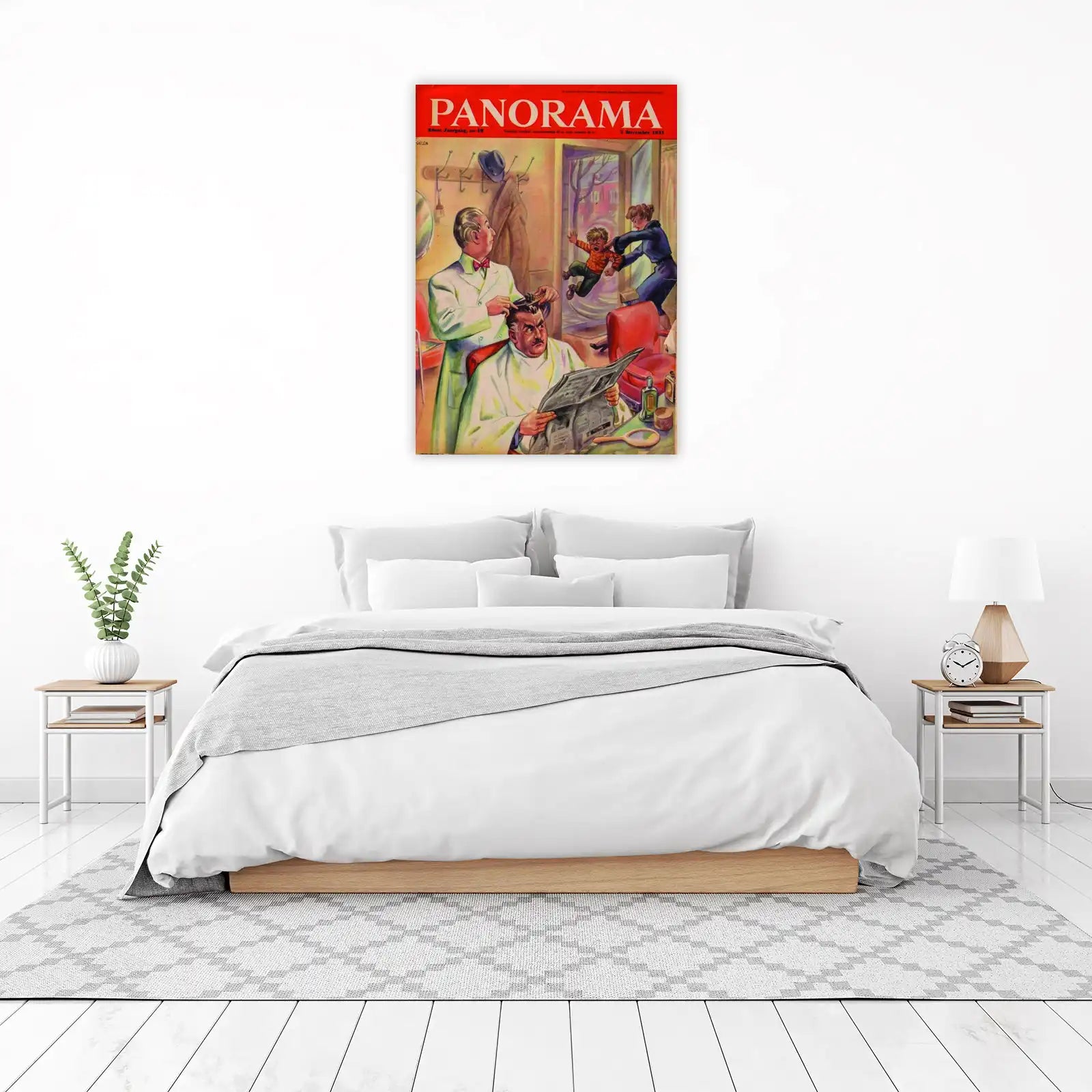 Retro Barber Shop Chaos Wall Art