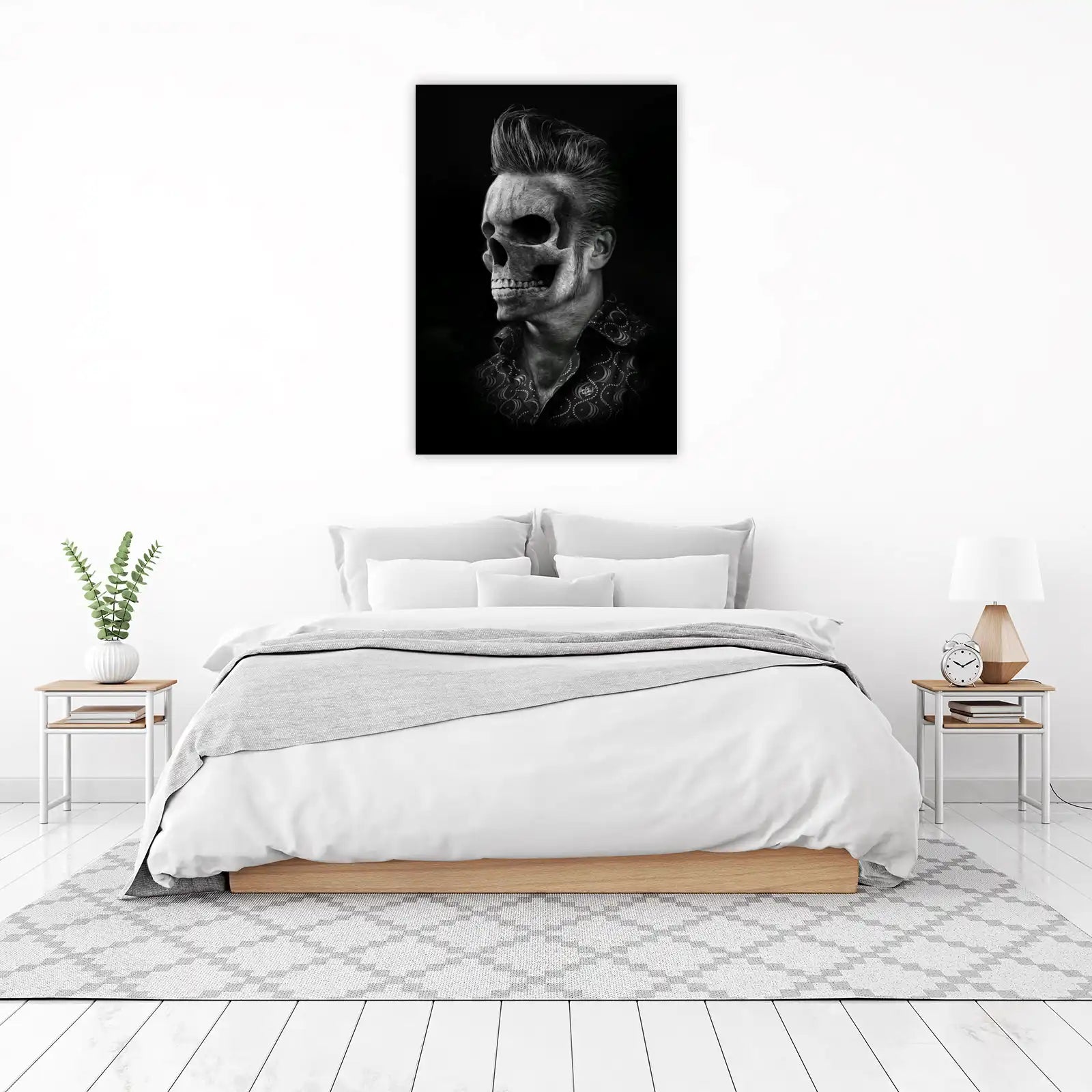 Gothic Skull Portrait Wall Art