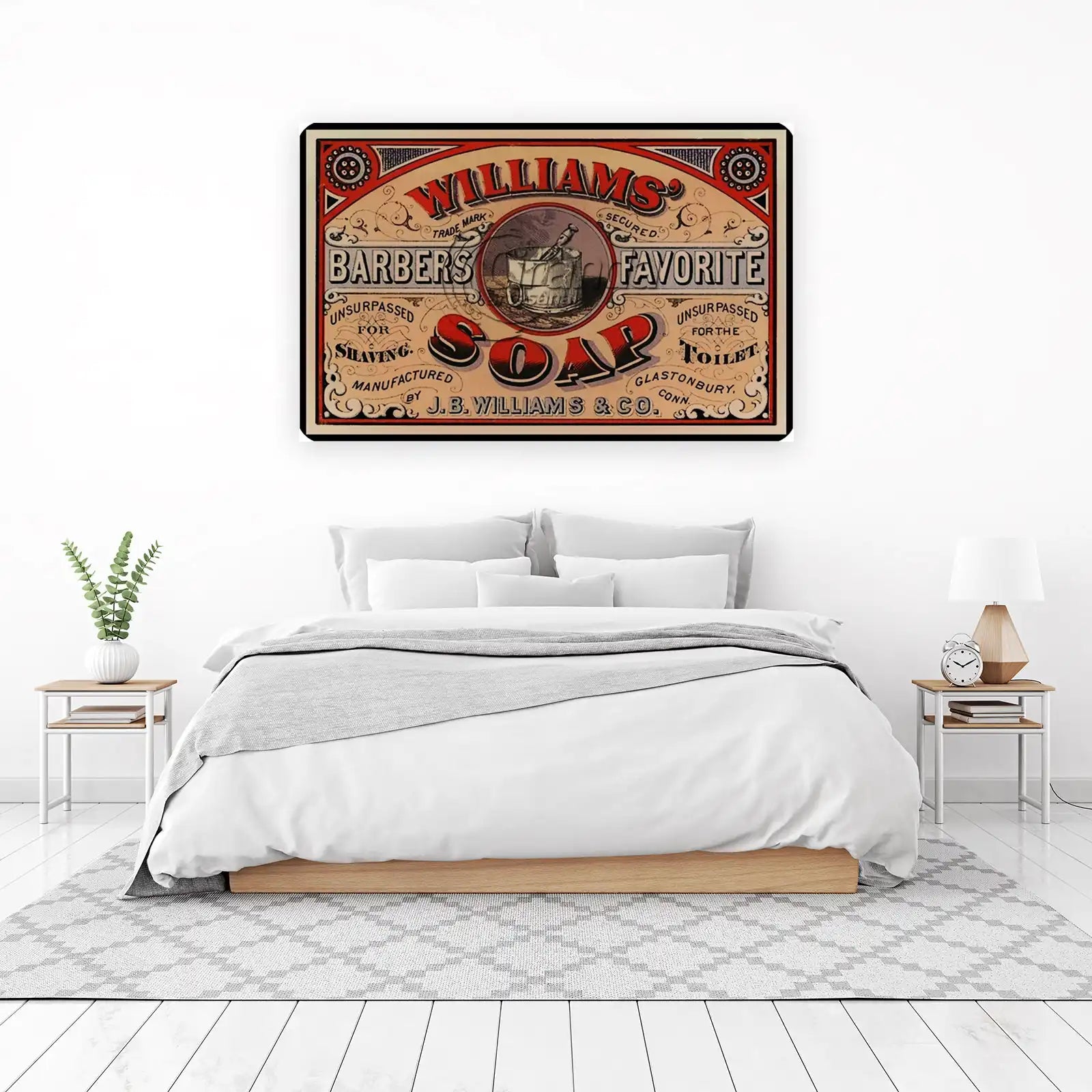 Vintage Barber's Favorite Soap Wall Art
