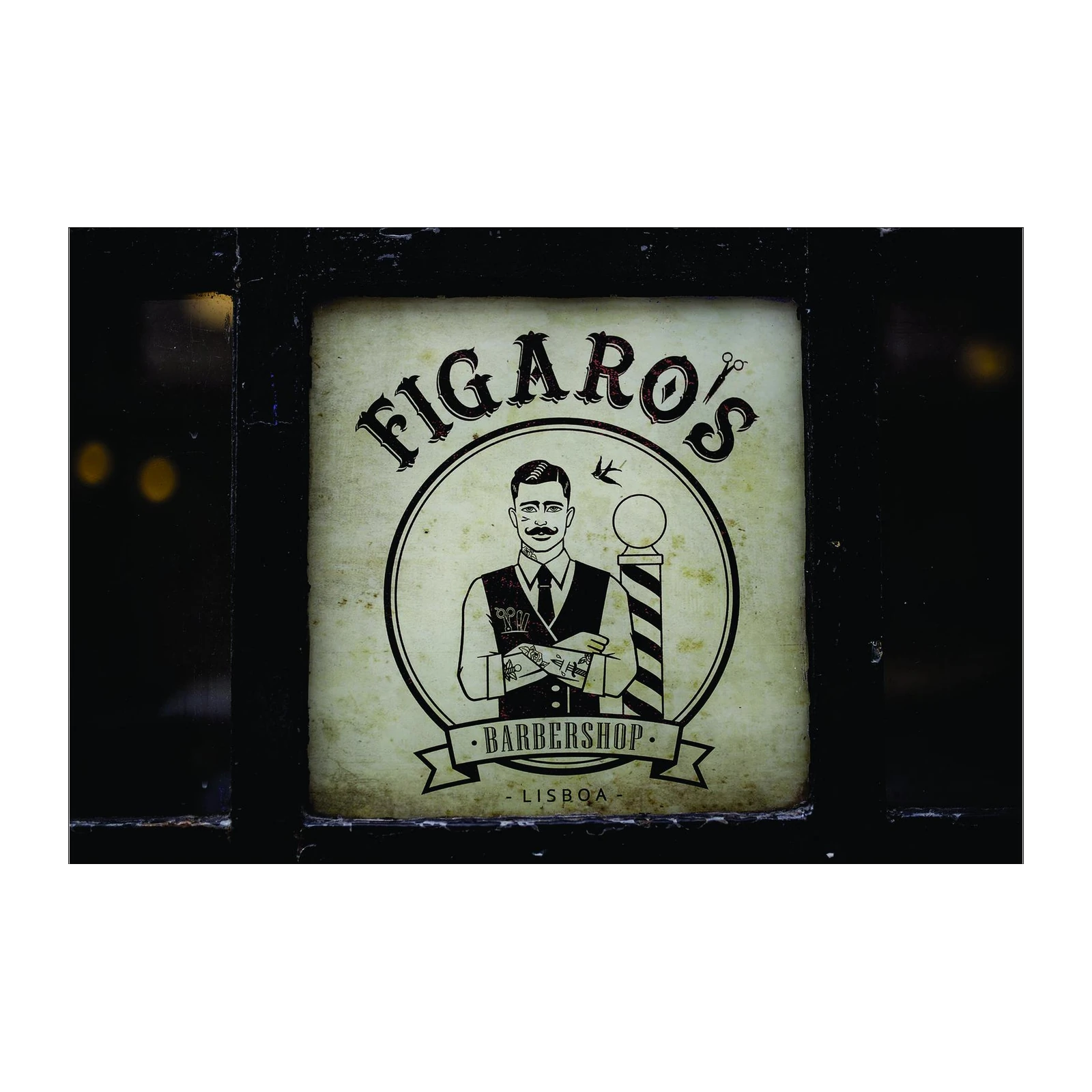 Vintage Barbershop Wall Art