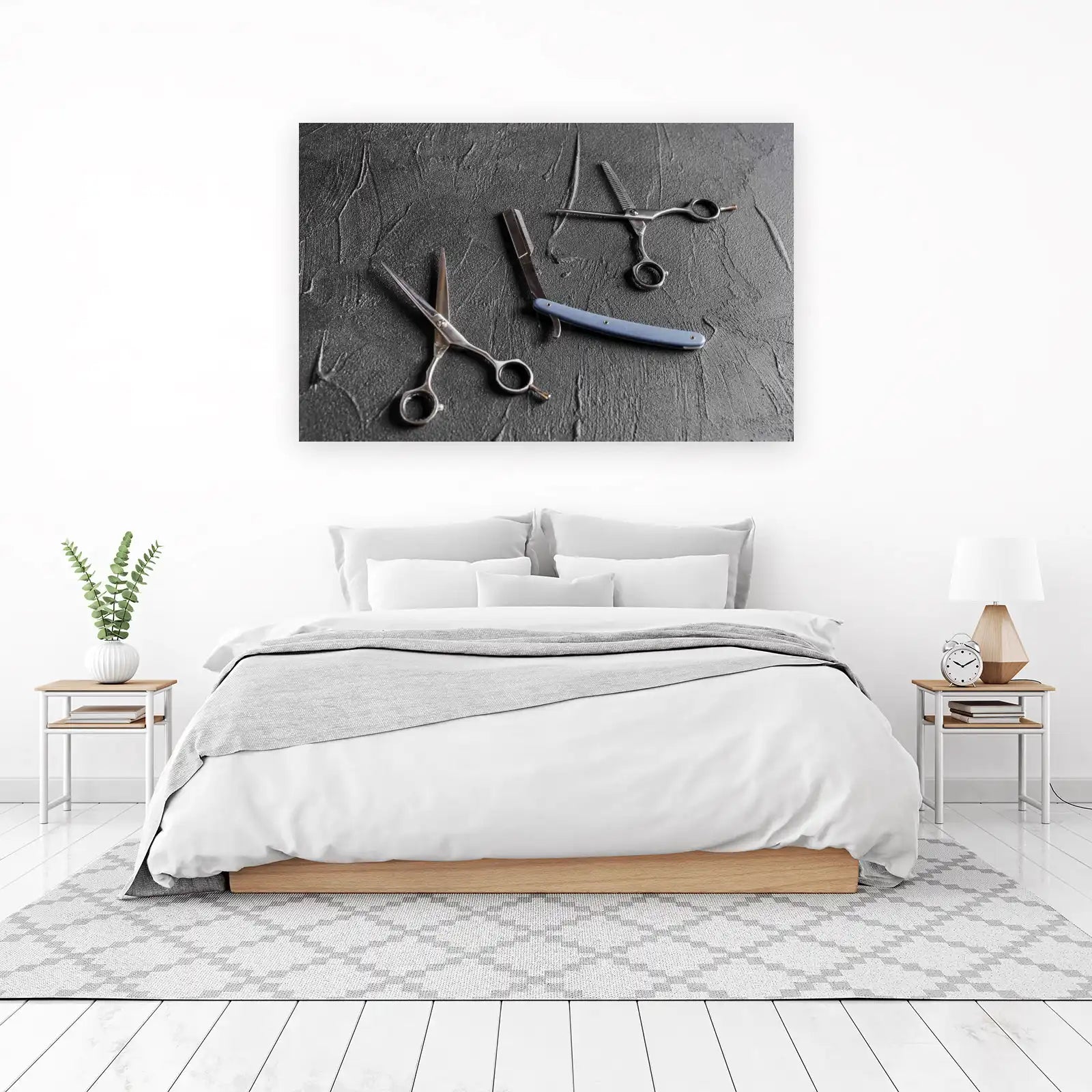 Barber Tools & Straight Razor Wall Art