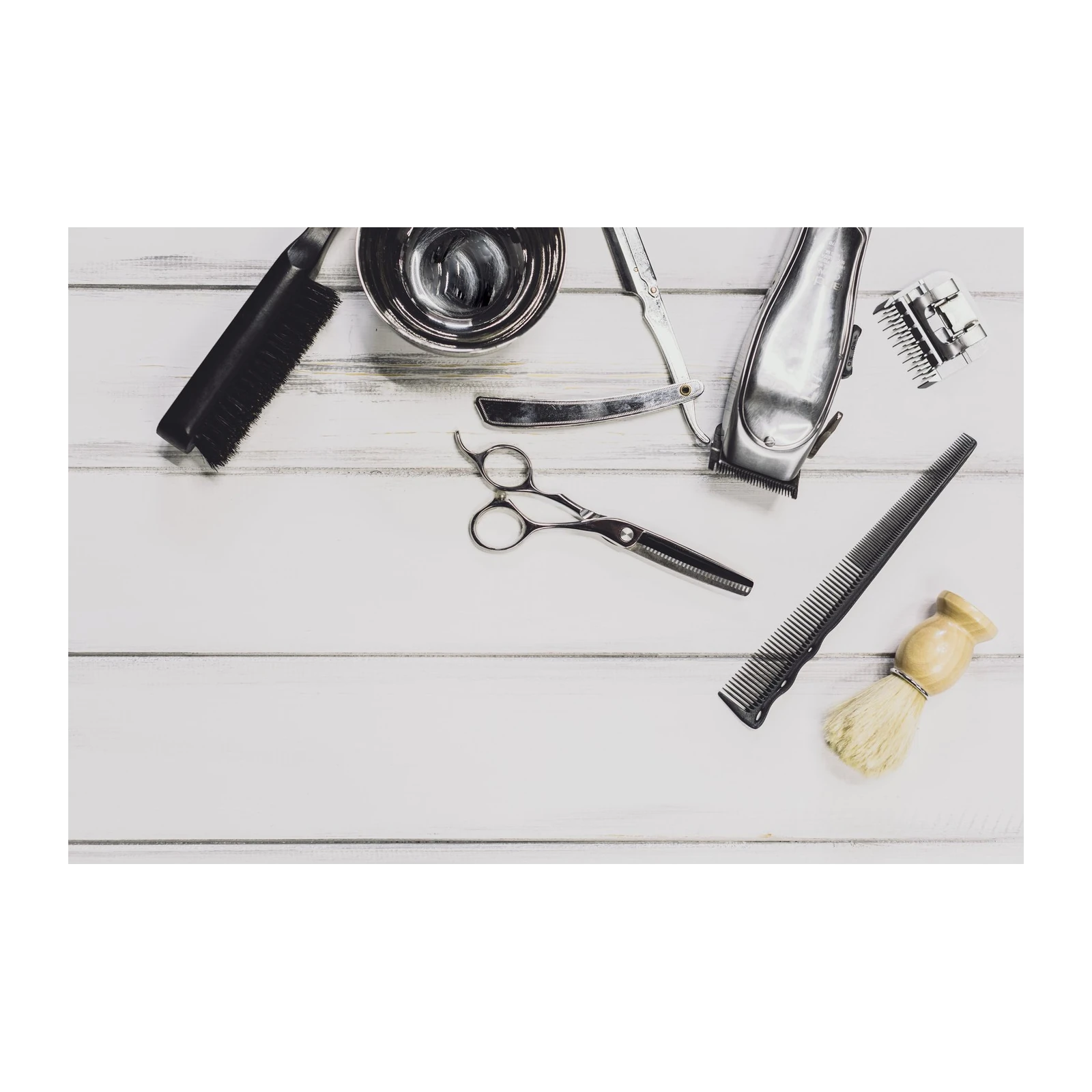 Vintage Barber Tools Wall Art | Grooming Art