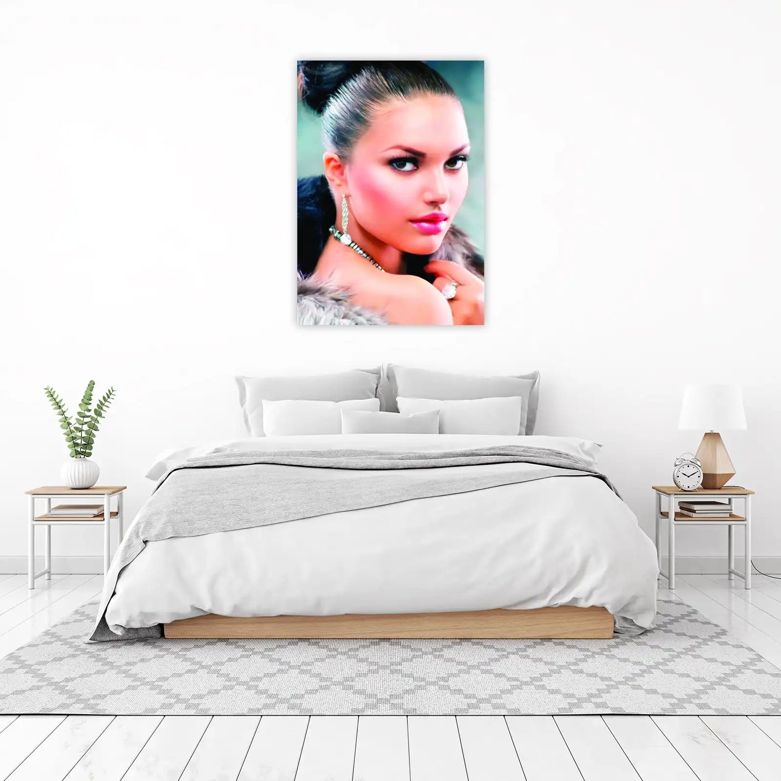 Glamorous Woman Portrait Wall Art