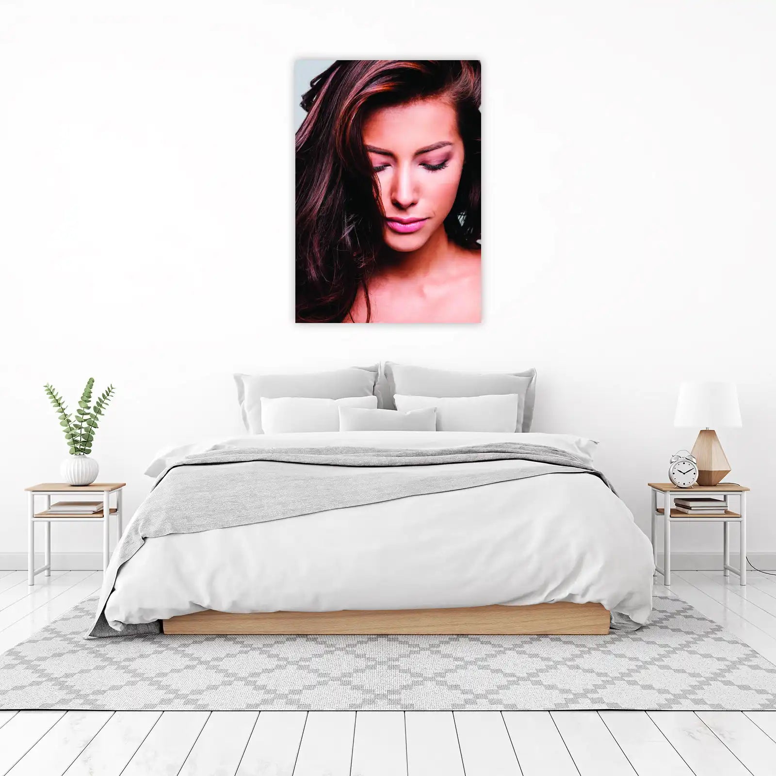Elegant Woman Portrait Wall Art