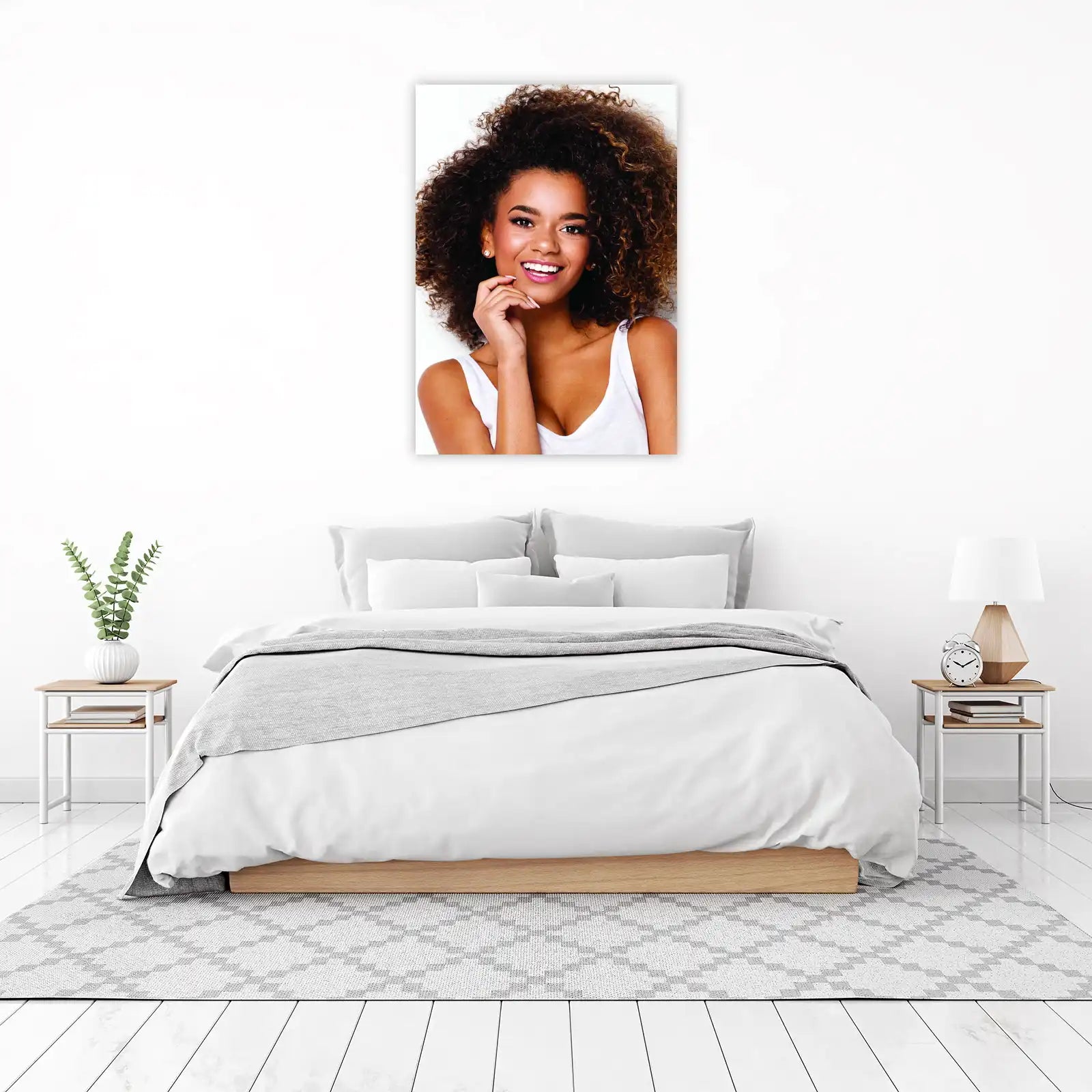 Radiant Smile Portrait Wall Art
