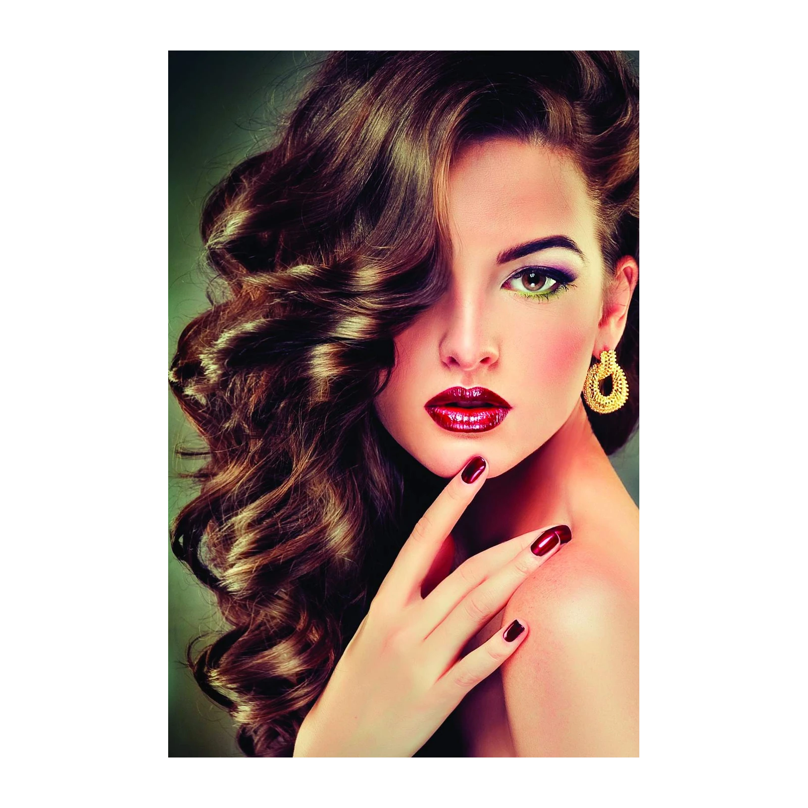 Glamorous Woman Beauty Portrait Wall Art