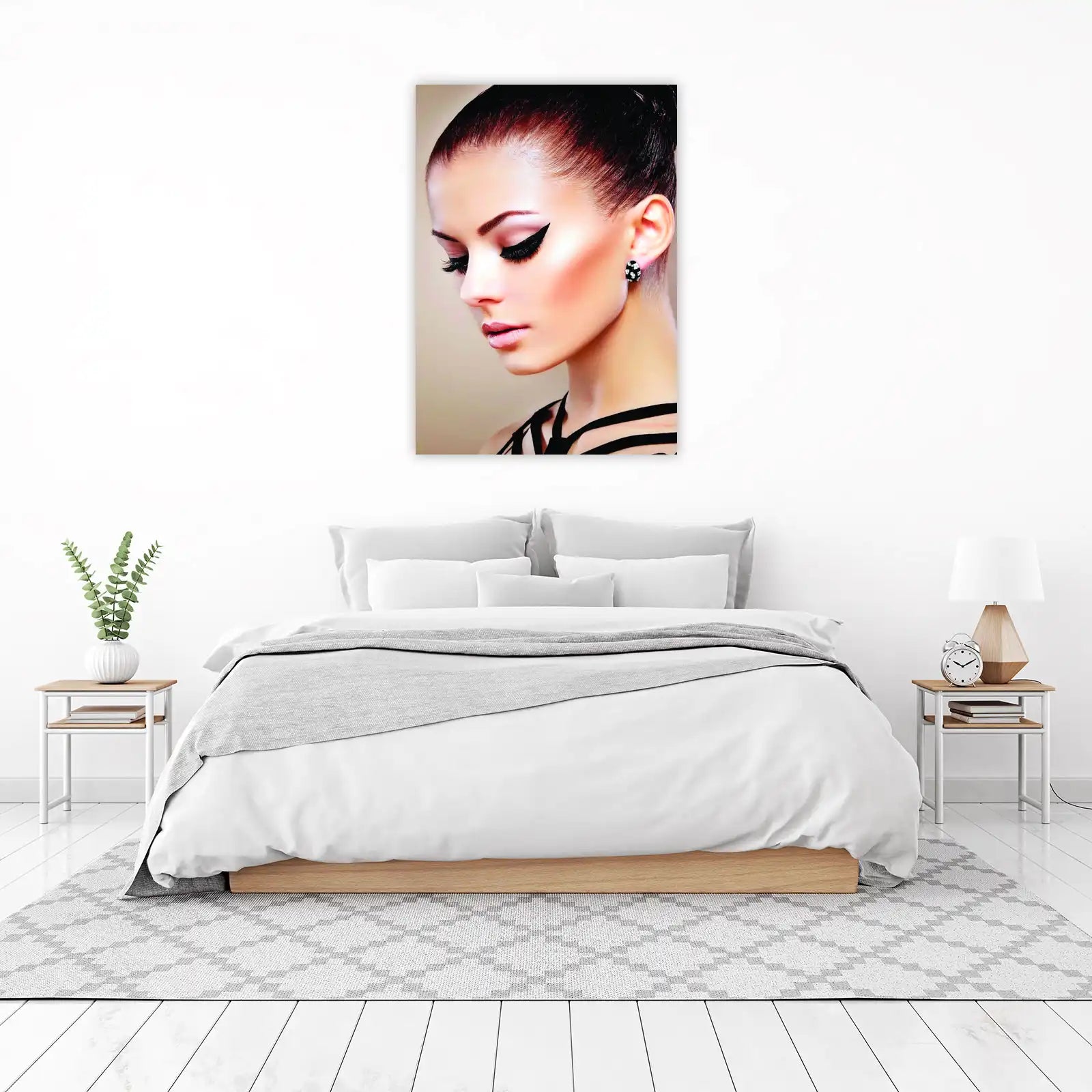 Elegant Diva Portrait Wall Art