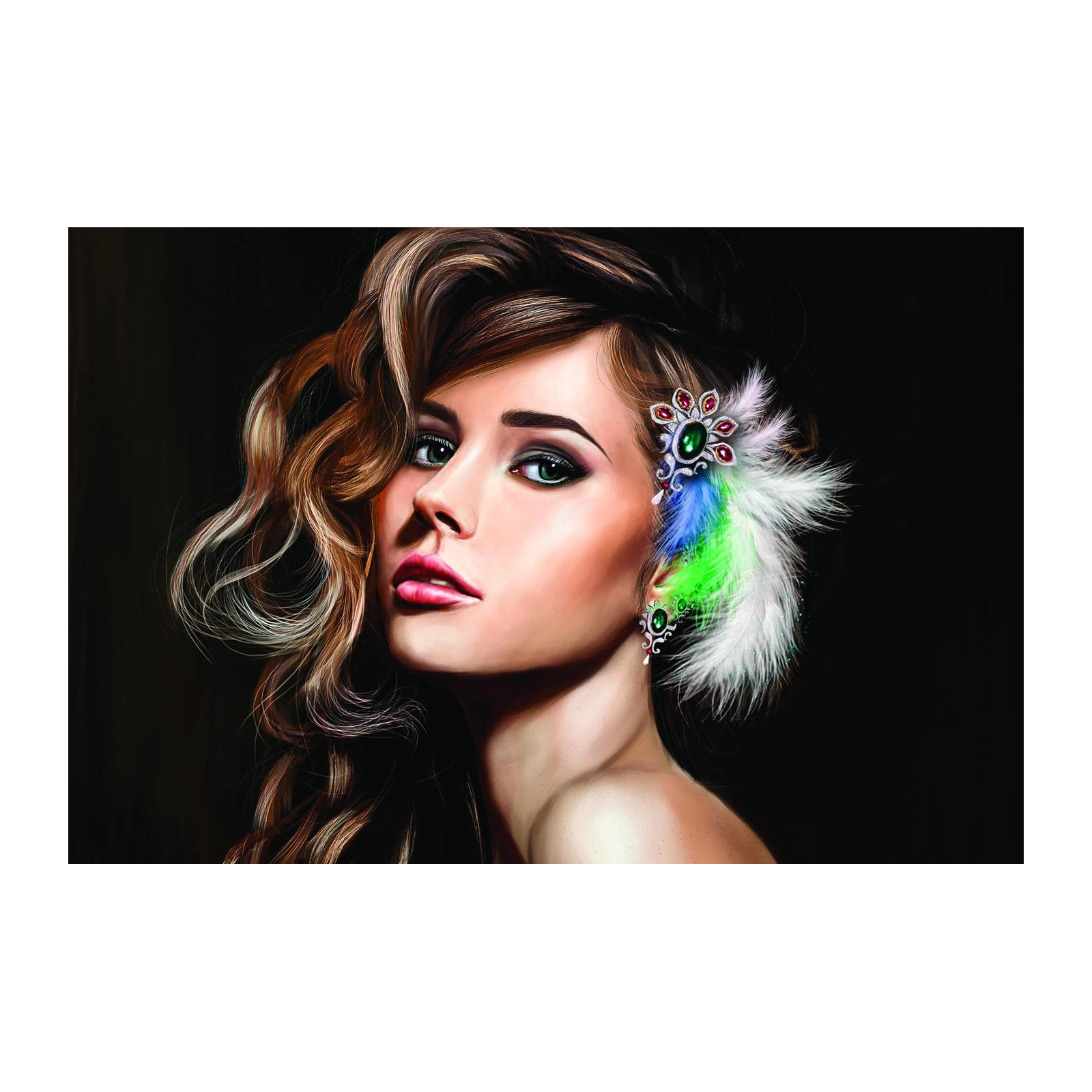 Glamorous Beauty Portrait Wall Art