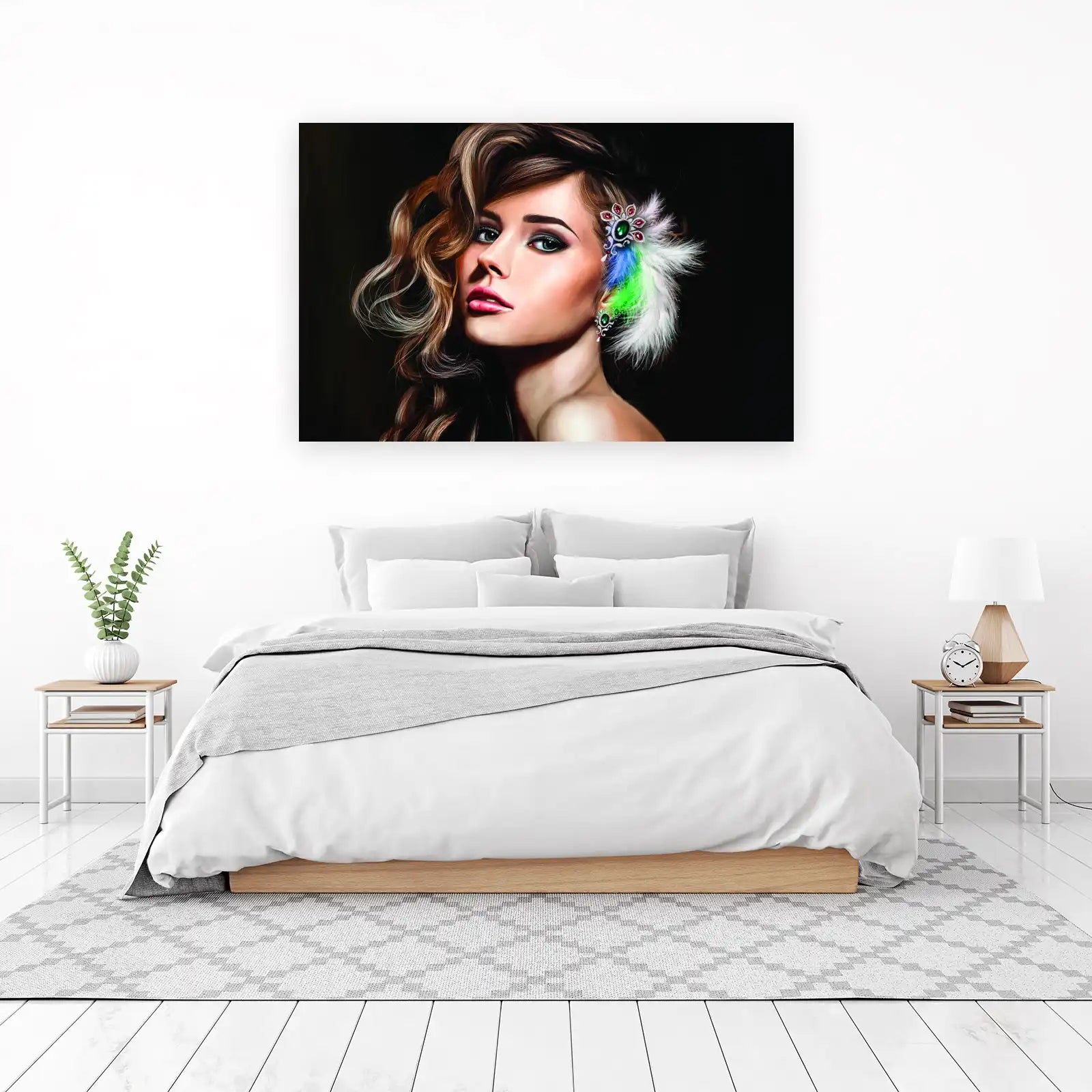 Glamorous Beauty Portrait Wall Art