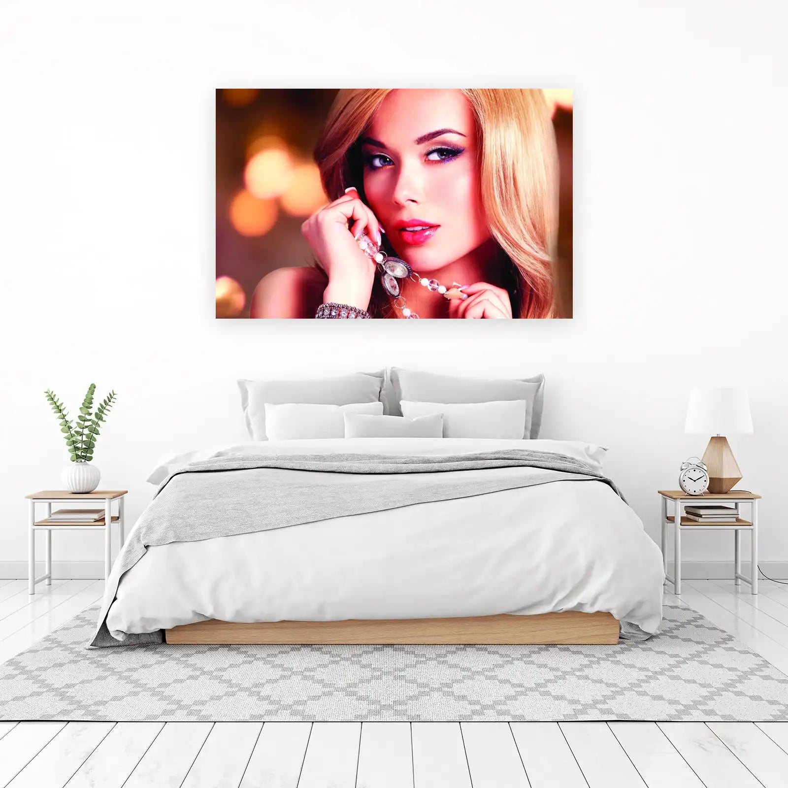 Glamorous Beauty Portrait Wall Art