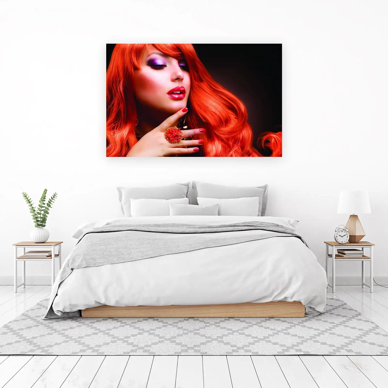 Bold Redhead Glamour Wall Art Wall Art