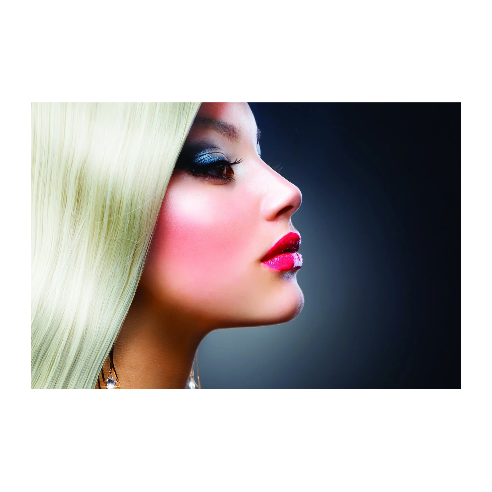 Glamorous Blonde Beauty Portrait Wall Art
