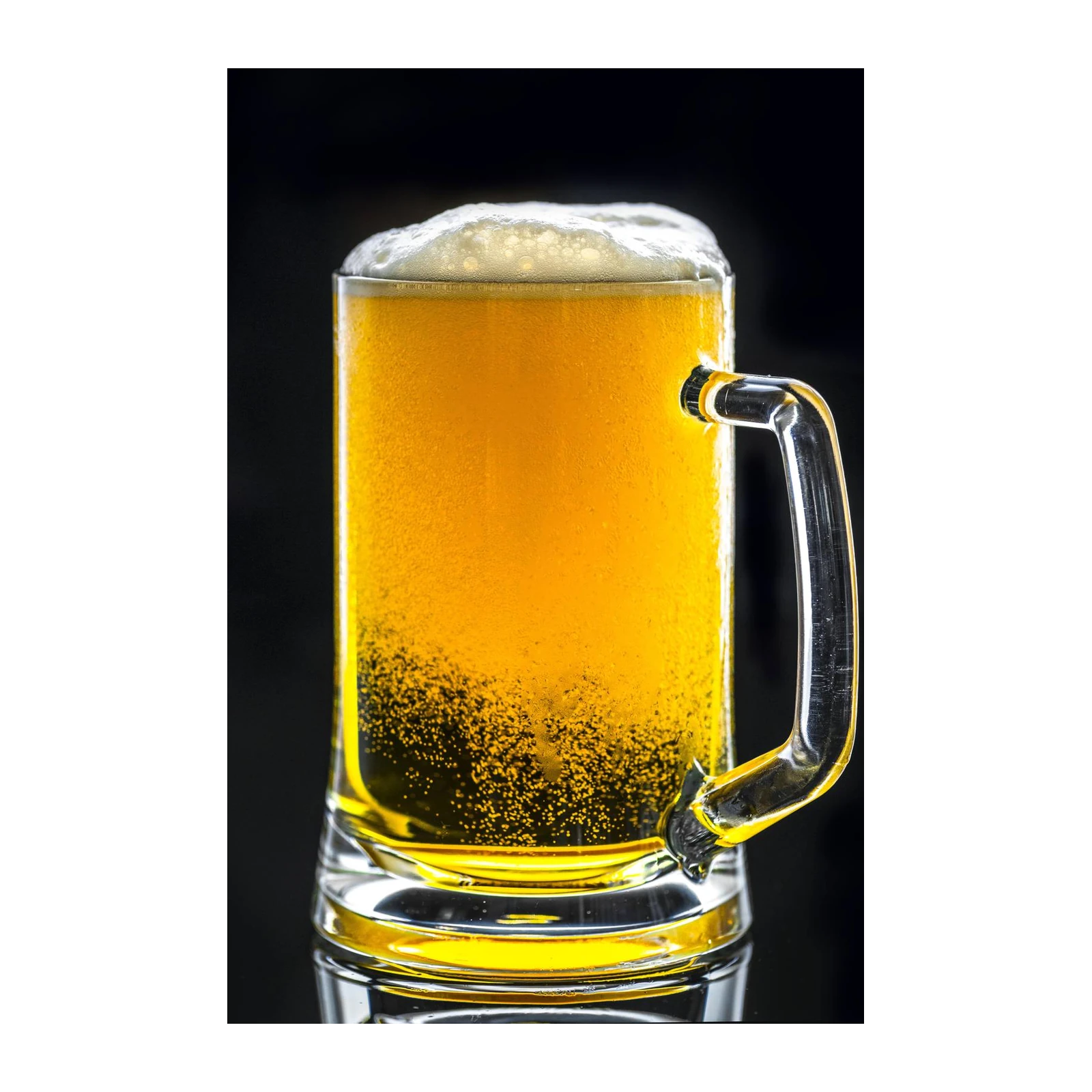 Golden Ale Refreshment Close-Up Wall Art