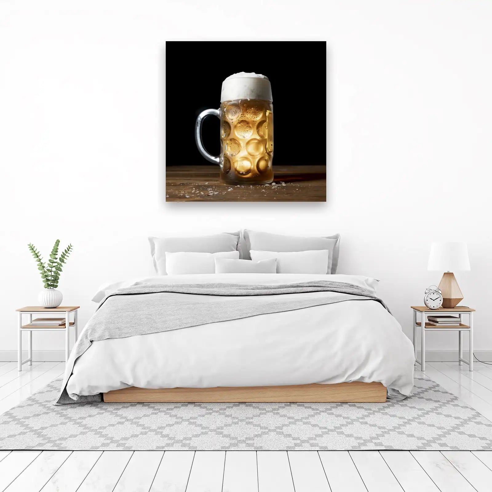 Cold Beer Stein Refreshing Refreshment Wall Art