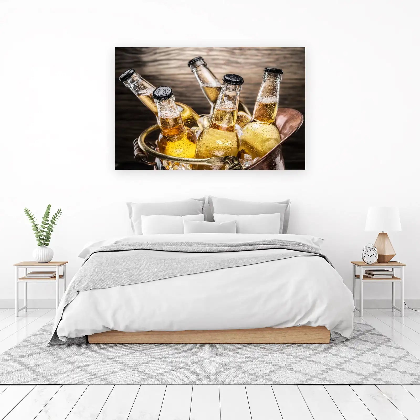 Cool Refreshing Beer Bucket Wall Art