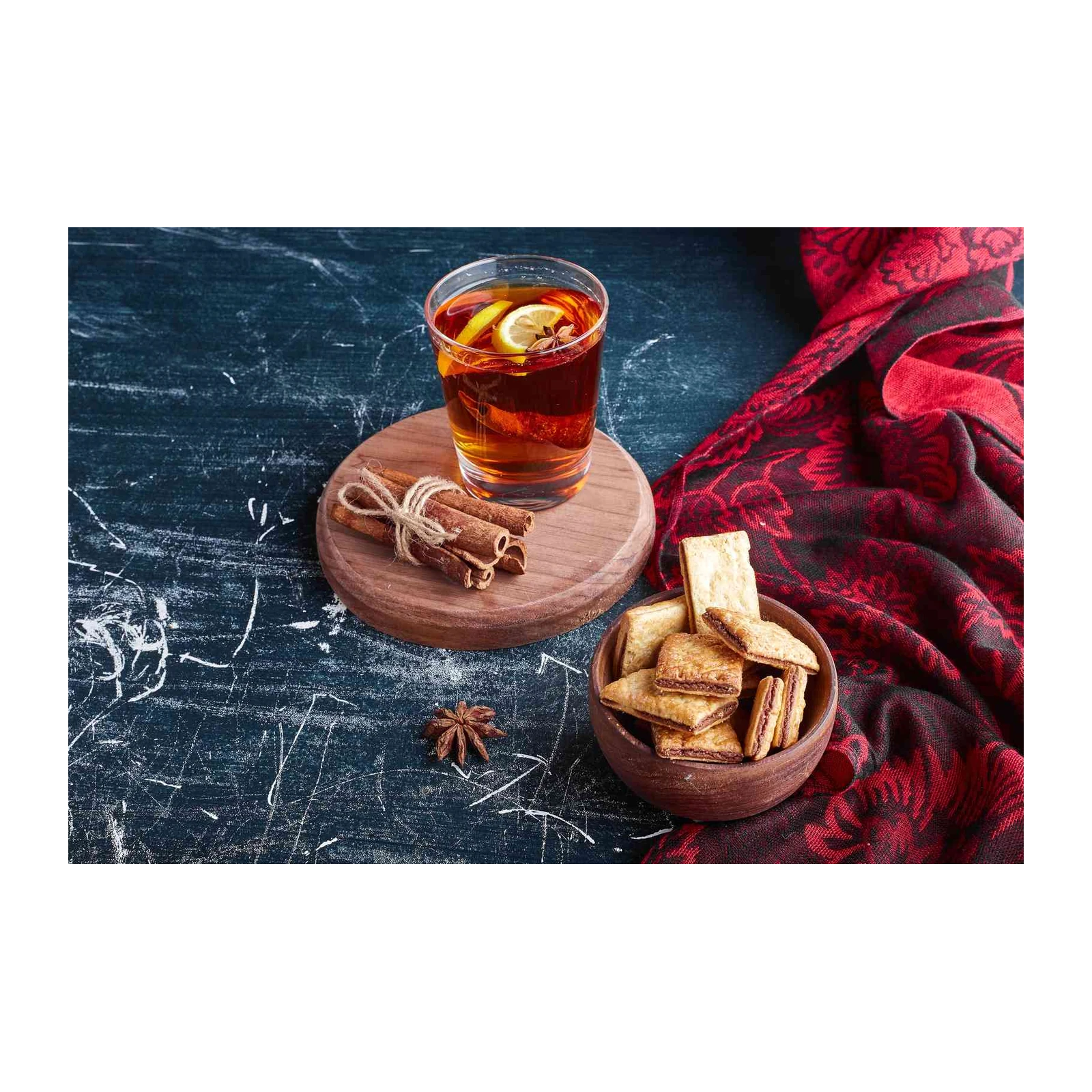 Cozy Autumn Vibes Cinnamon Tea Wall Art