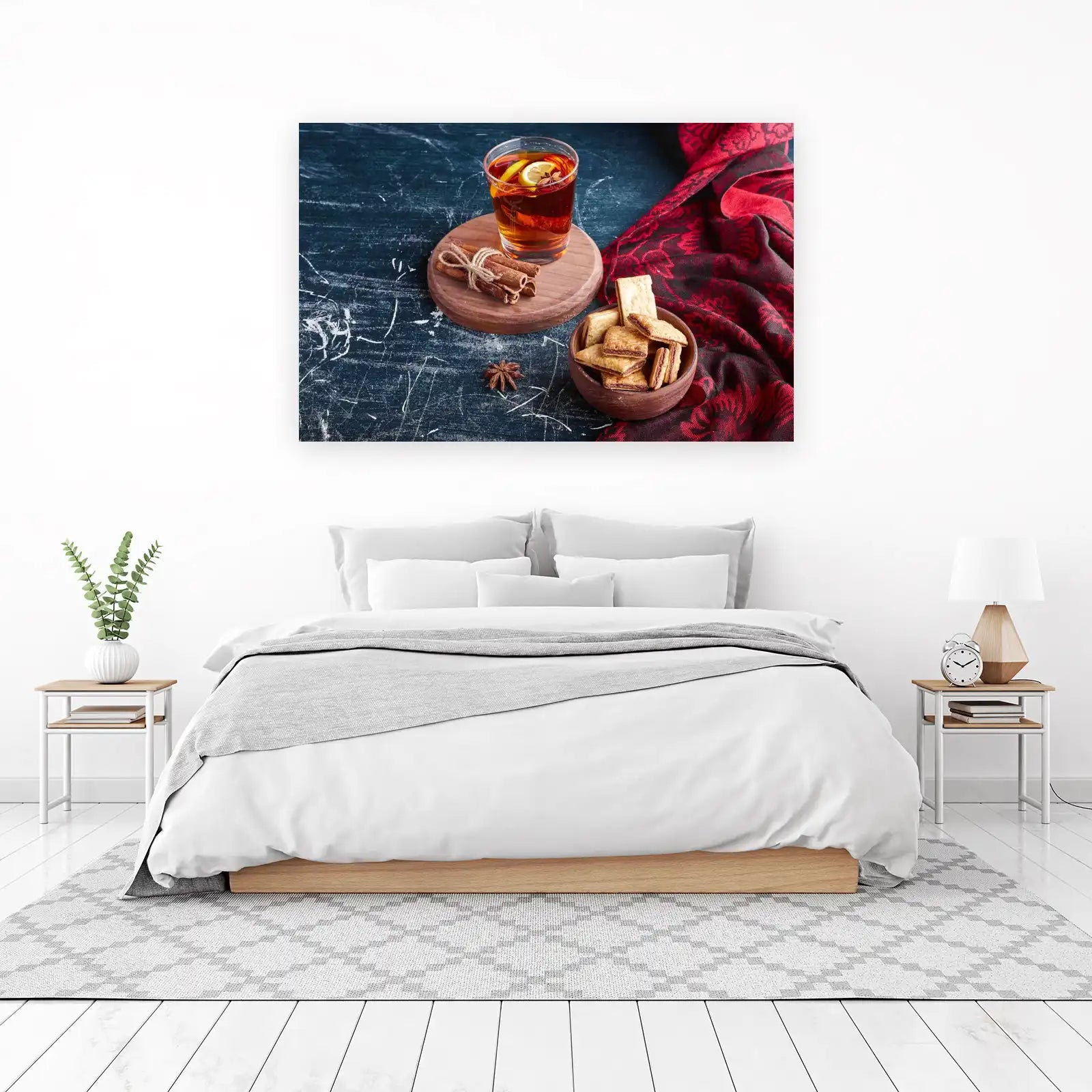 Cozy Autumn Vibes Cinnamon Tea Wall Art