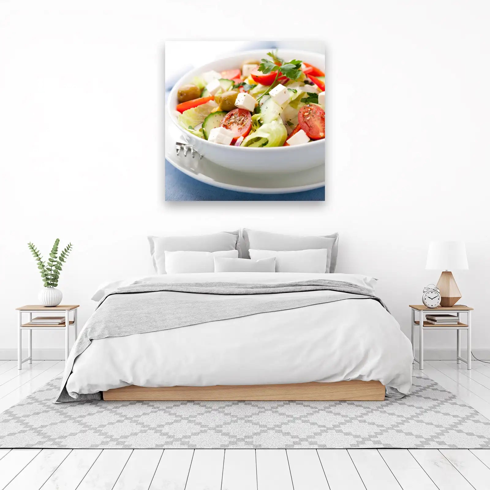 Fresh Greek Salad Delight Wall Art