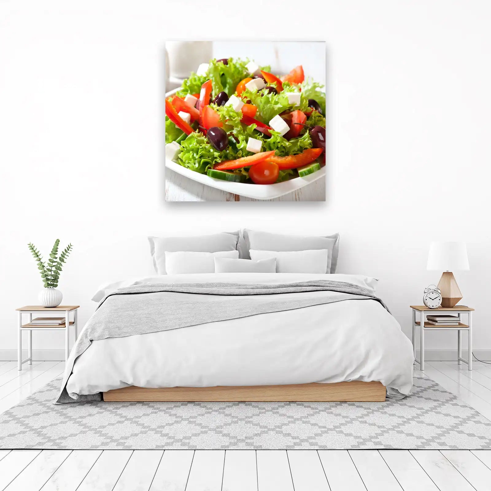 Vibrant Greek Salad Art Wall Art