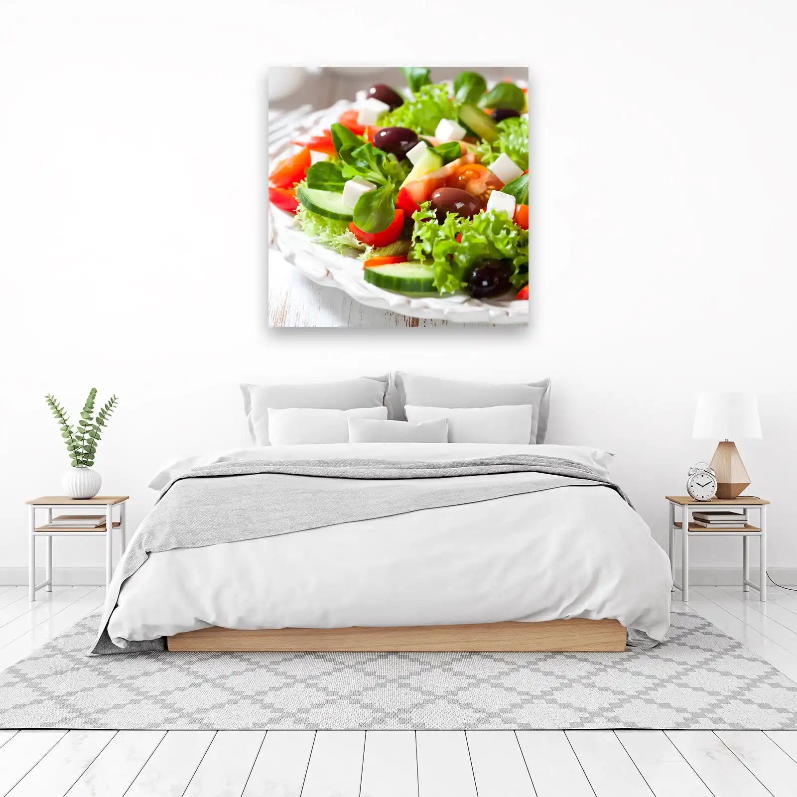 Fresh Greek Salad Gourmet Food Wall Art