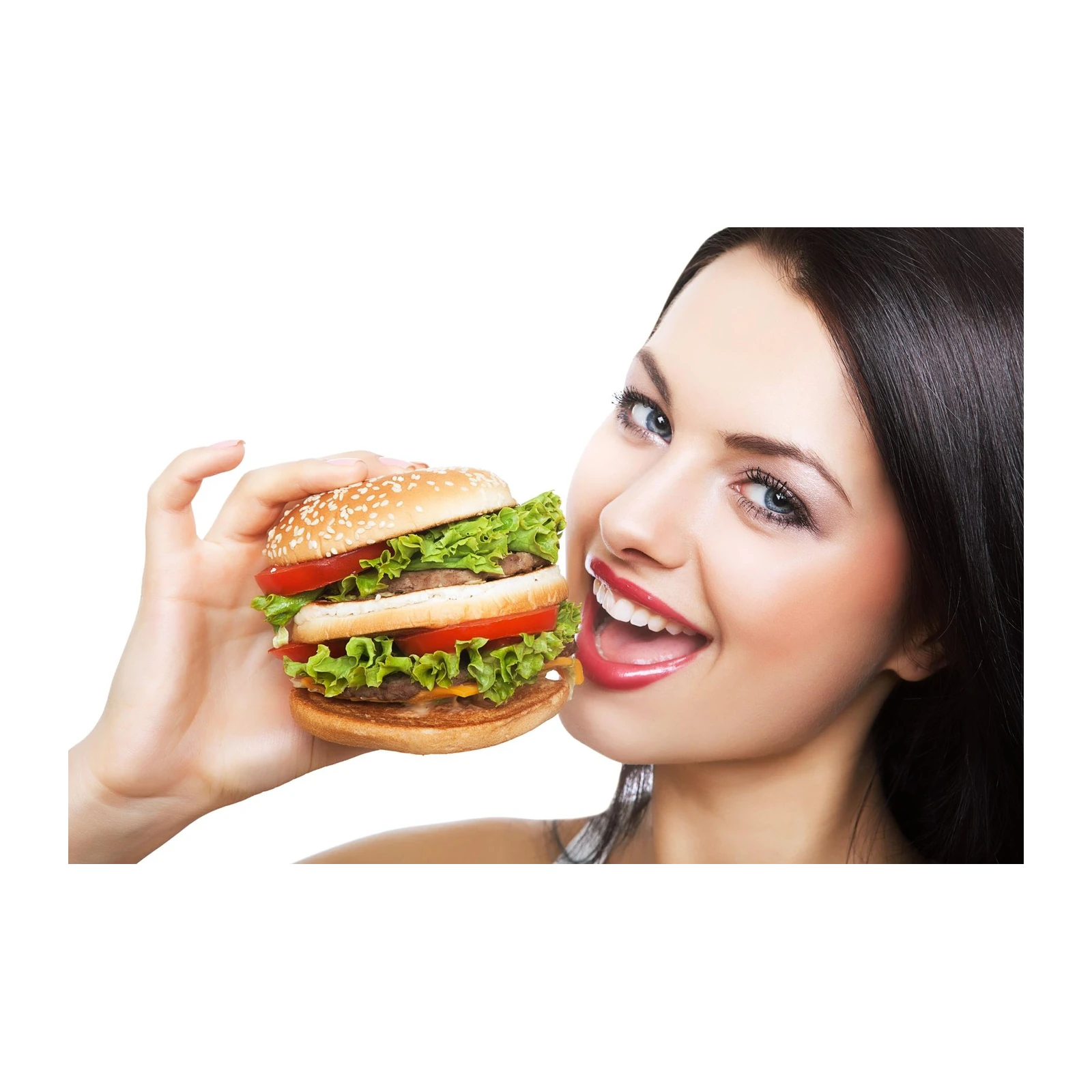 Juicy Burger & Happy Smile Wall Art