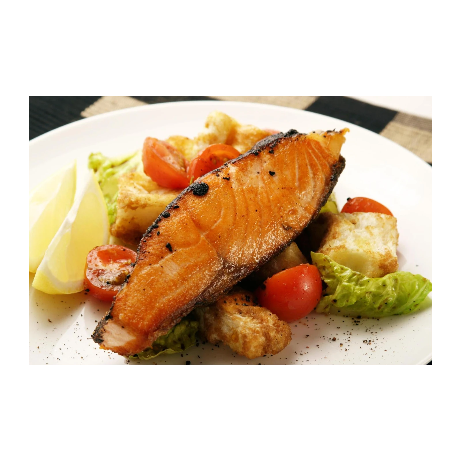 Gourmet Salmon & Citrus Delight Wall Art