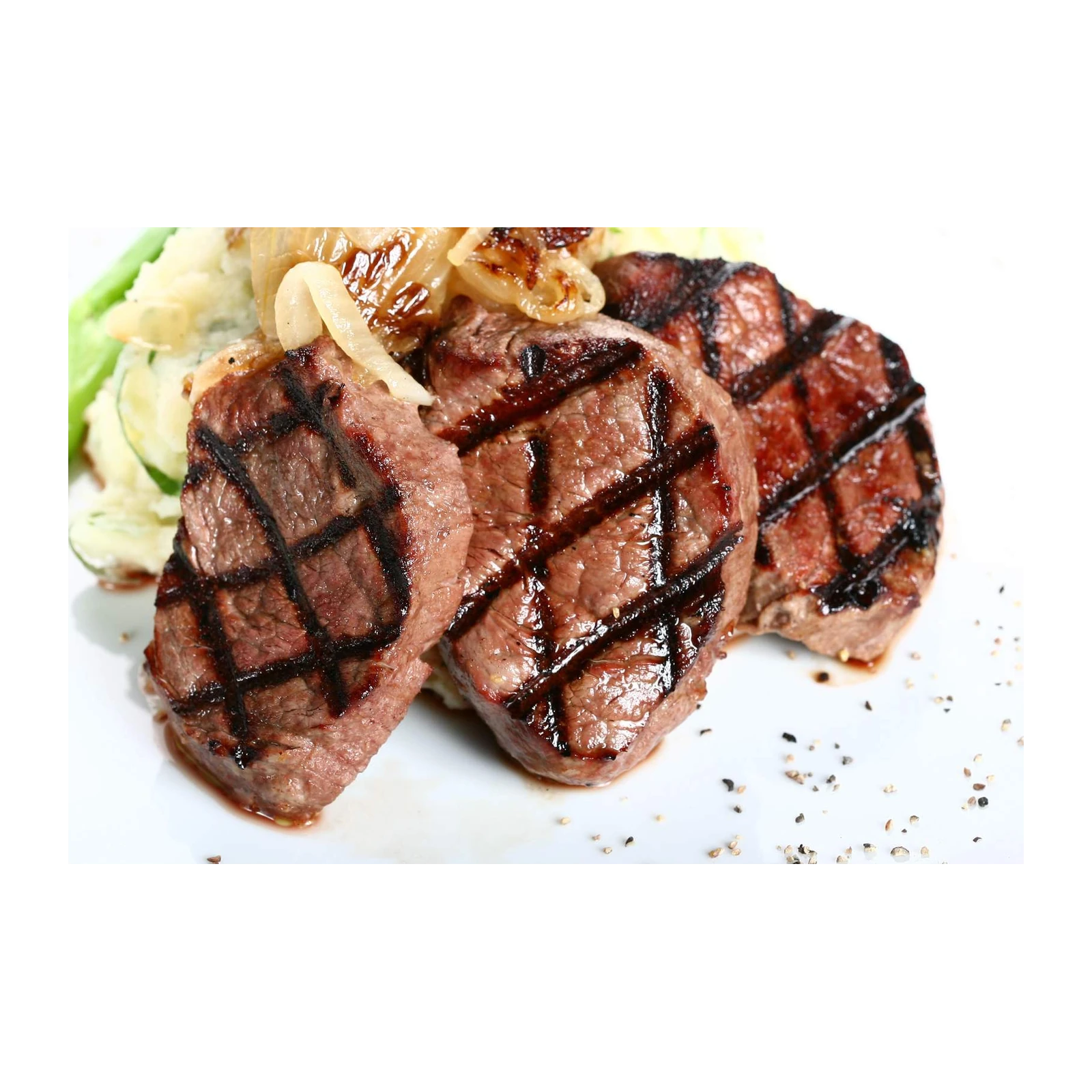 Juicy Grilled Steak & Mashed Potatoes Wall Art