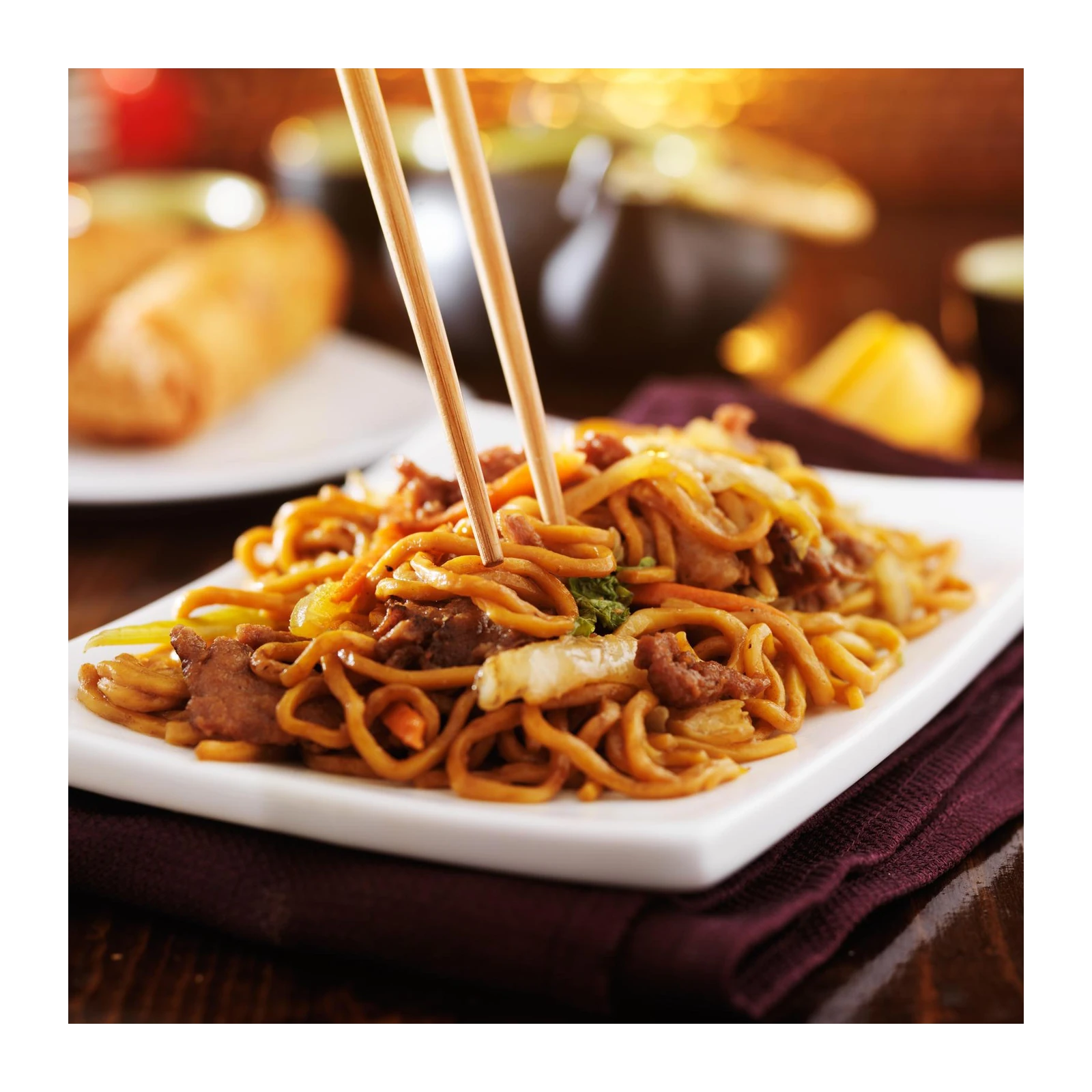 Delicious Asian Noodles Cuisine Wall Art
