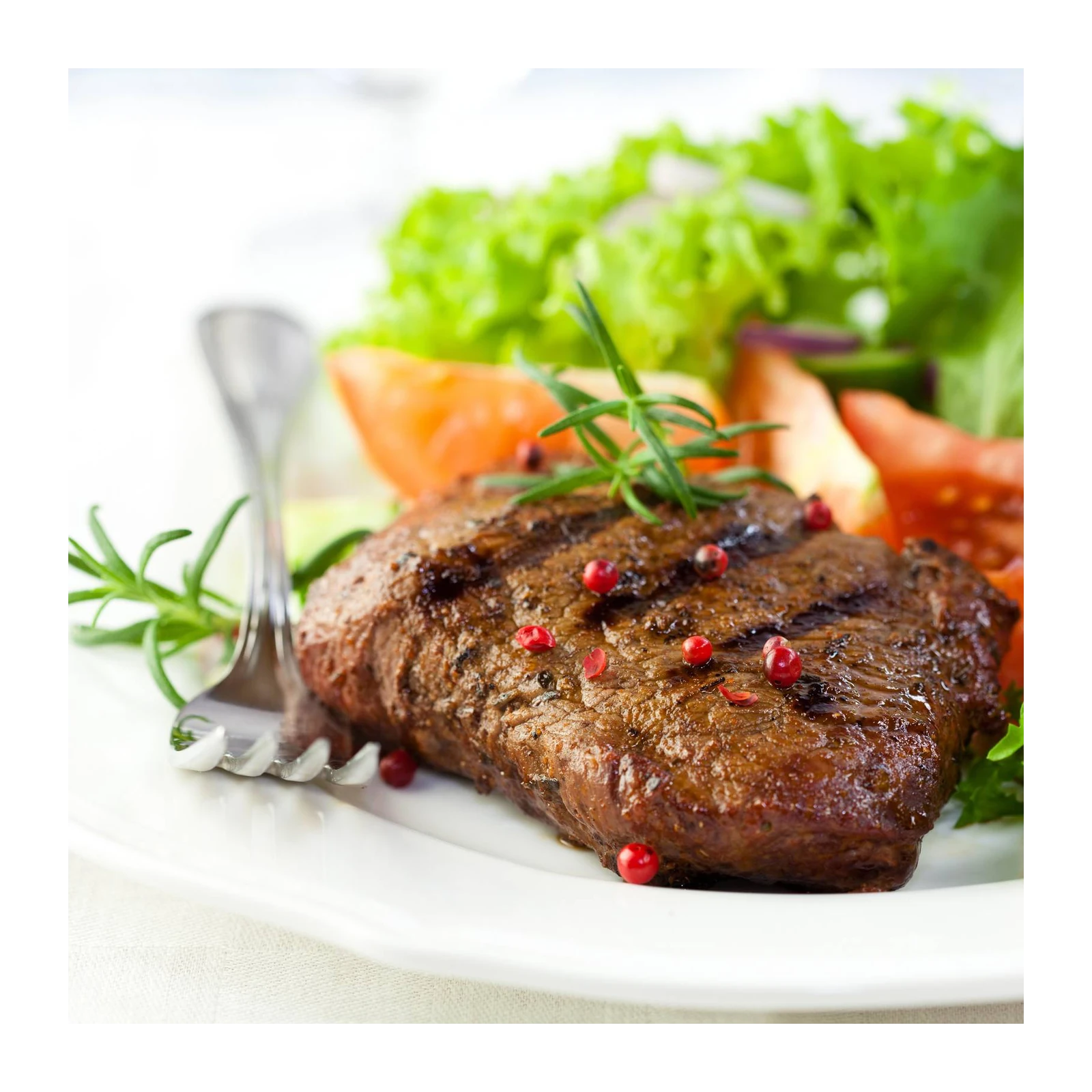 Gourmet Steak & Salad Wall Art