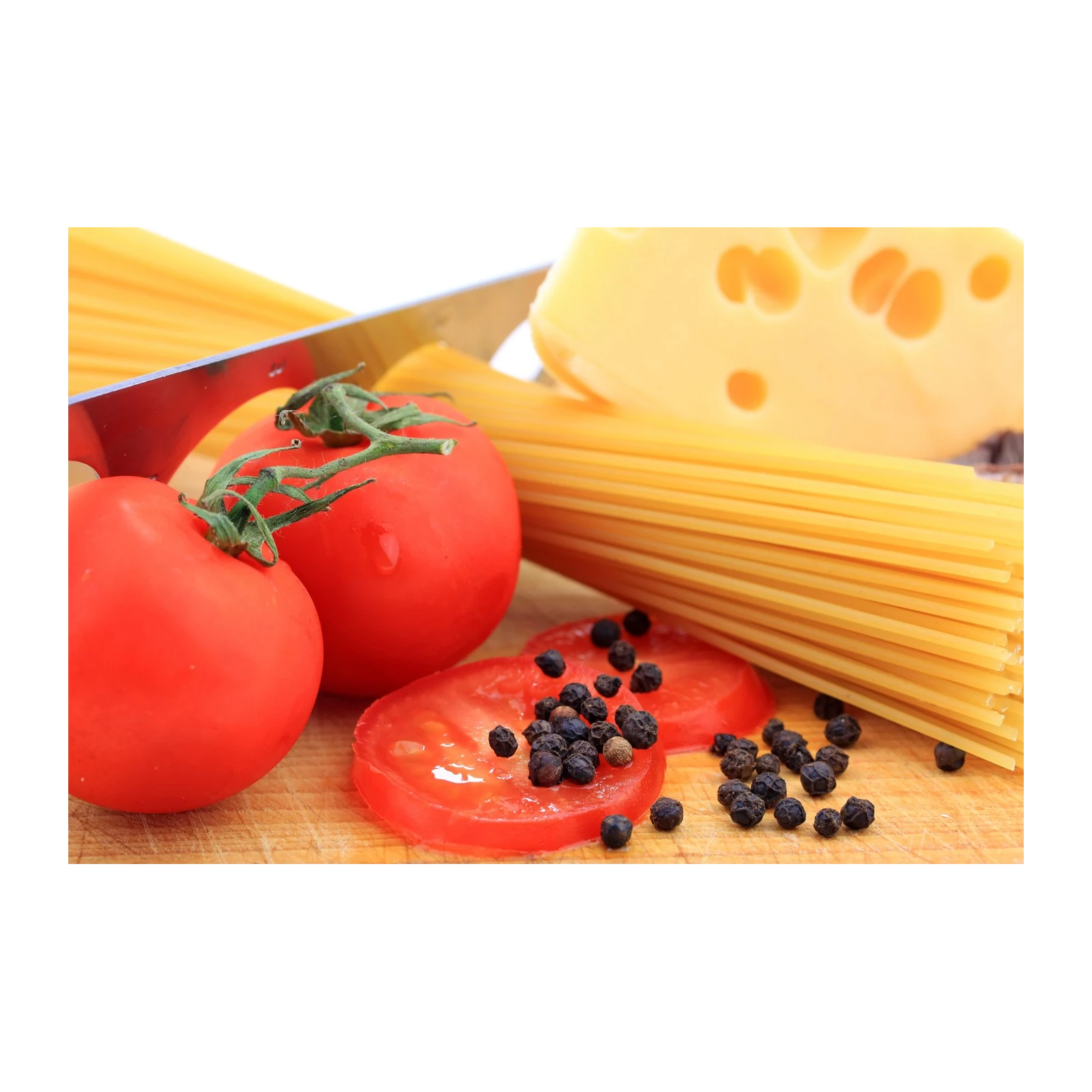 Fresh Pasta Ingredients Wall Art Wall Art