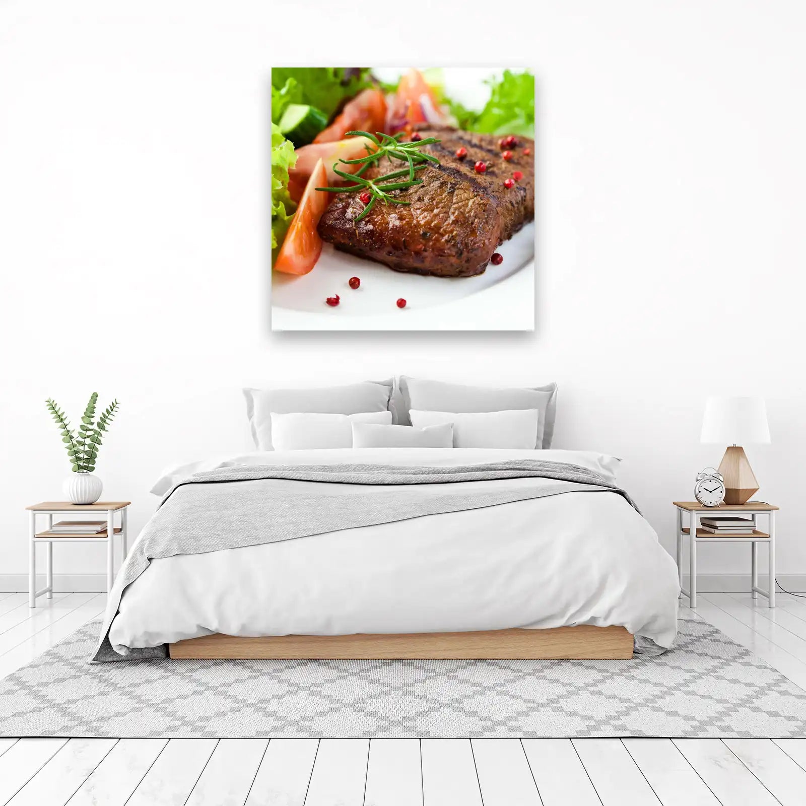 Succulent Steak & Fresh Salad Wall Art