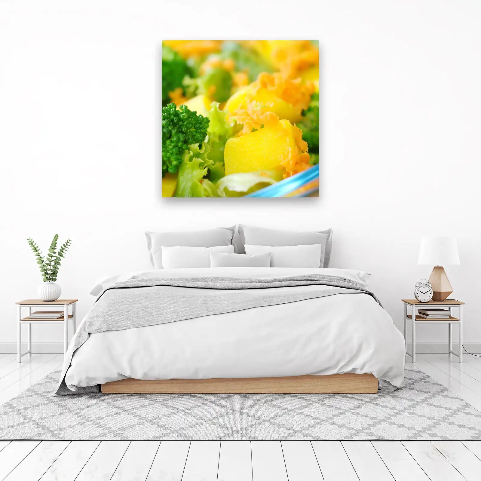 Vibrant Veggie Delight - Modern Kitchen Wall Art