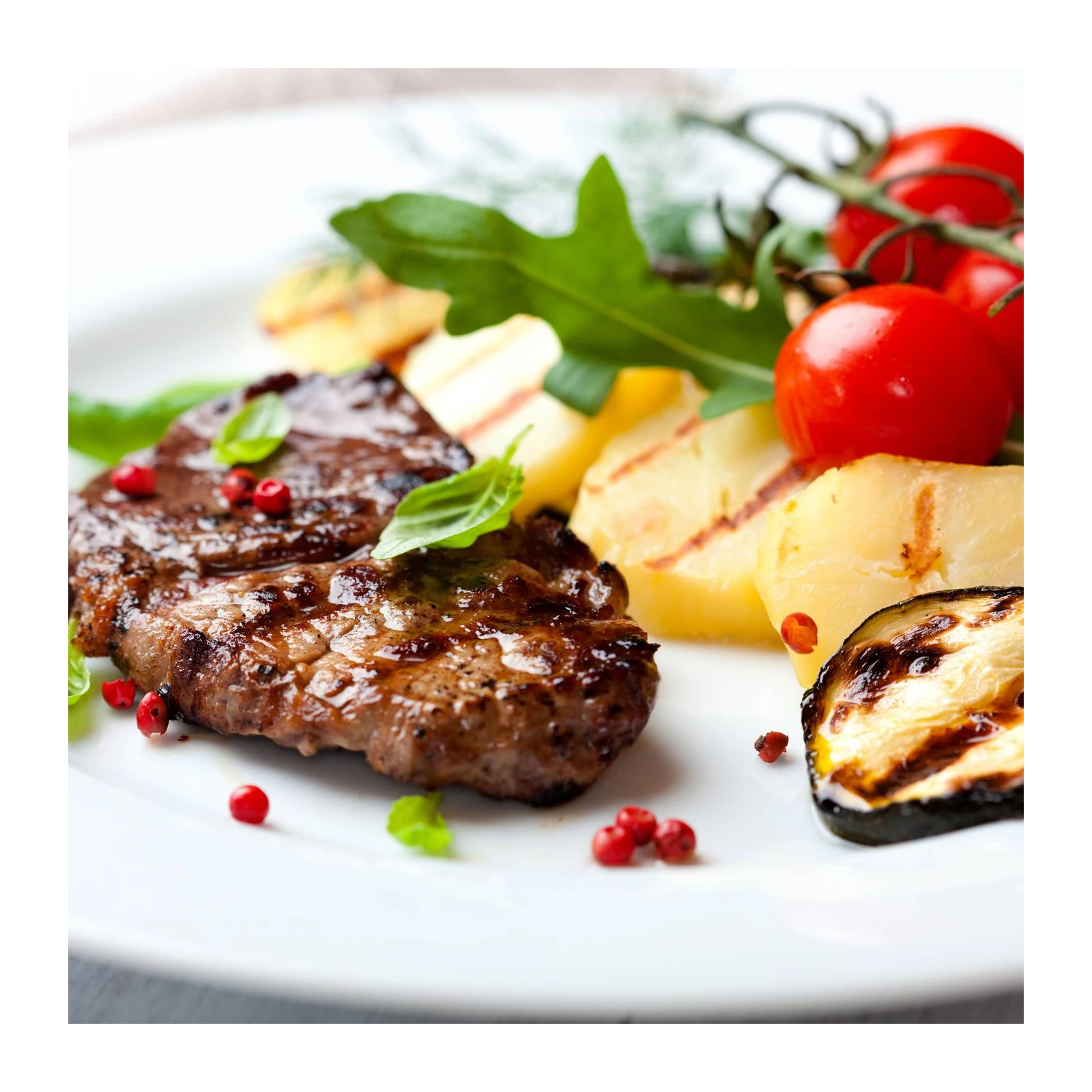 Gourmet Steak Dinner Art Wall Art