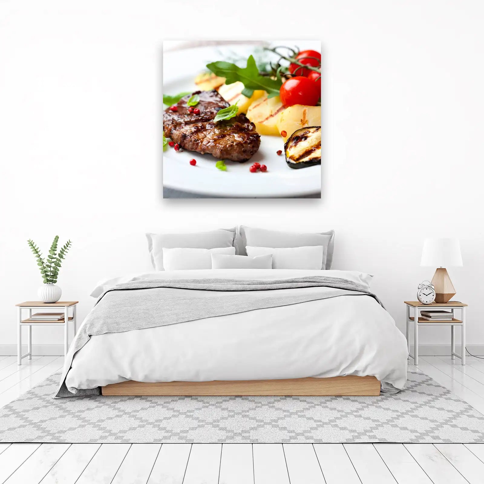 Gourmet Steak Dinner Art Wall Art