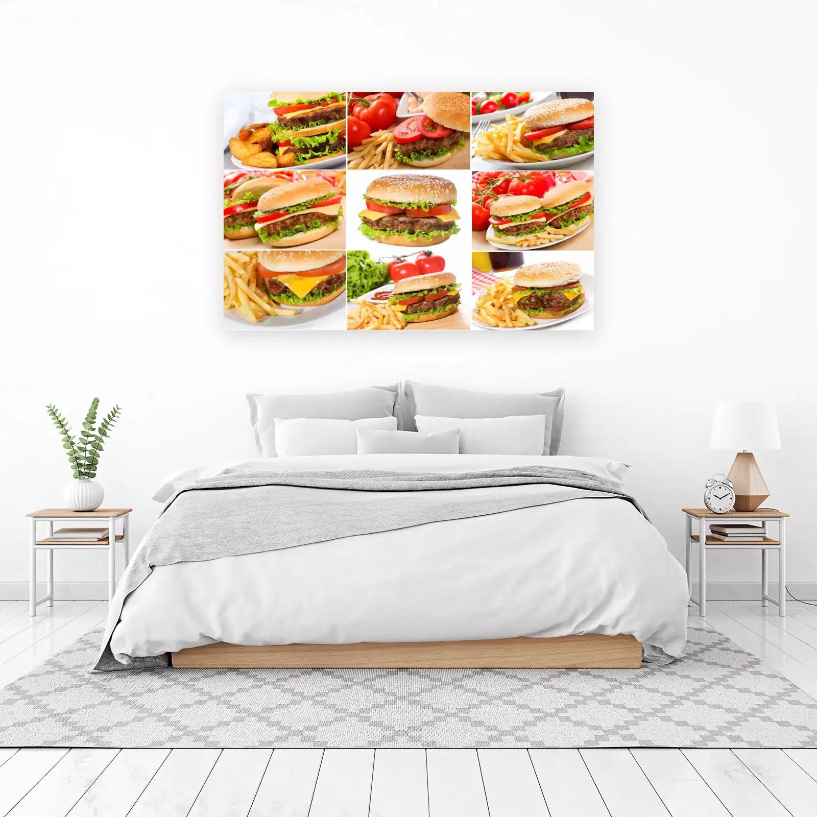 Gourmet Burgers & Fries Wall Art