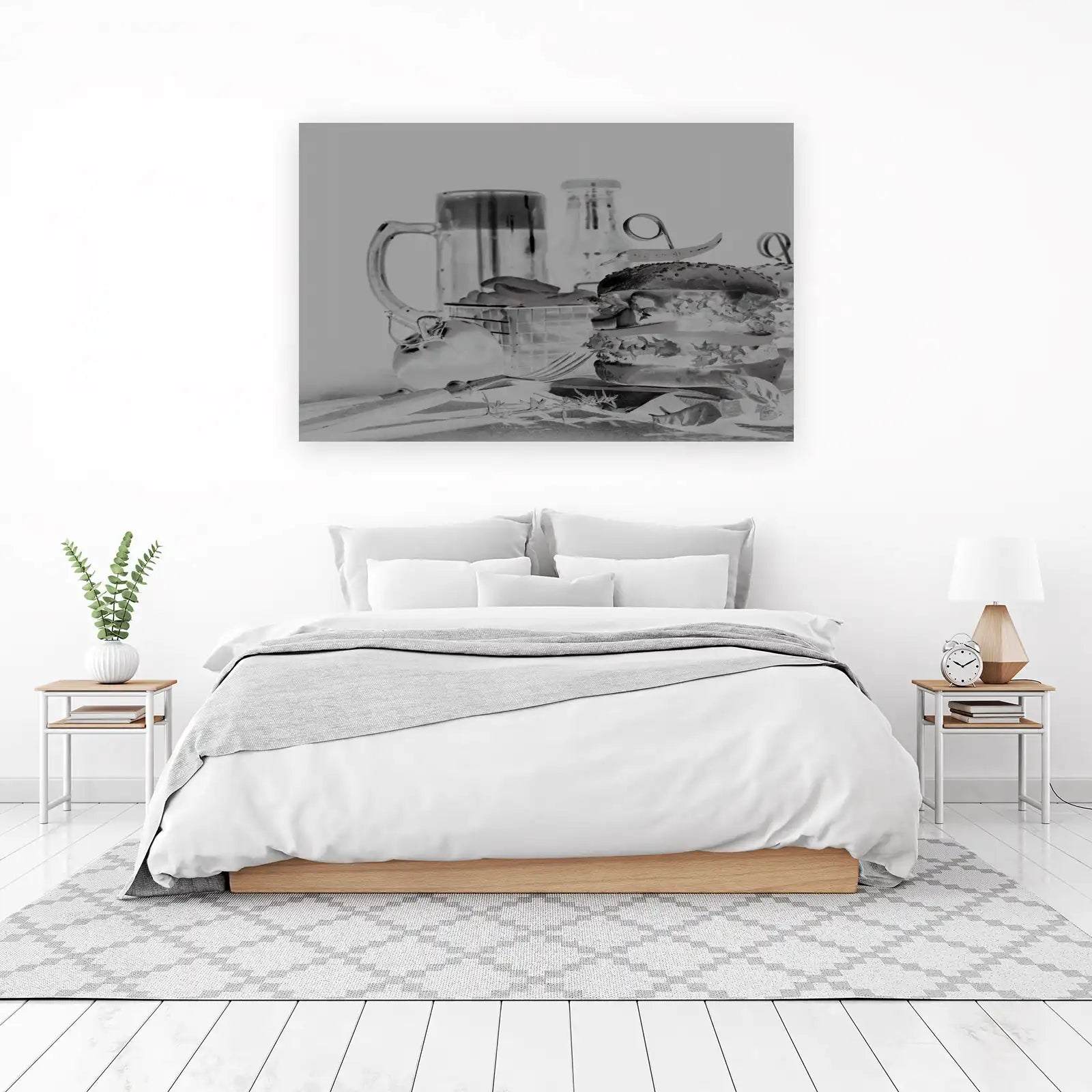 Classic Burger & Fries Wall Art