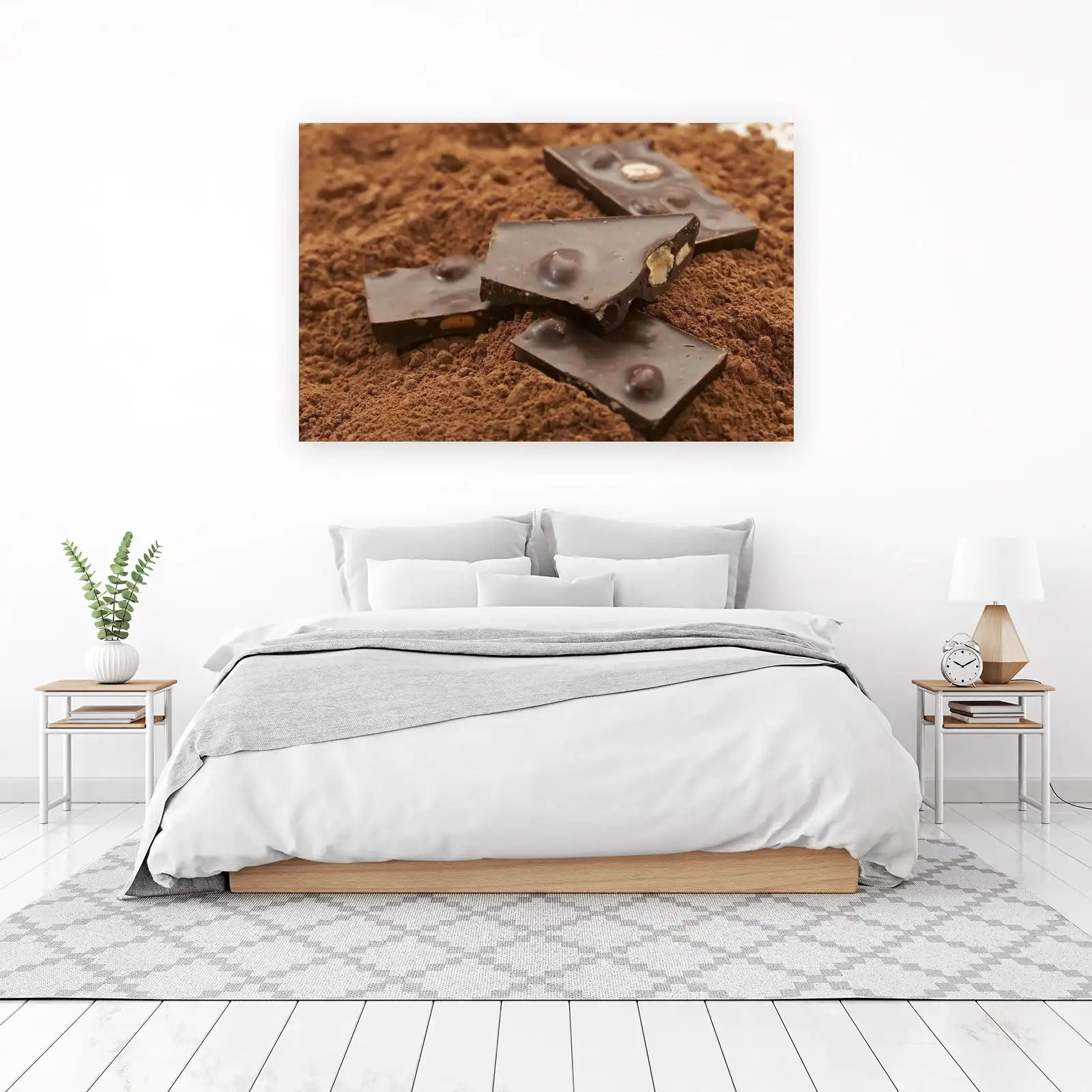 Rich Dark Chocolate & Almonds Wall Art