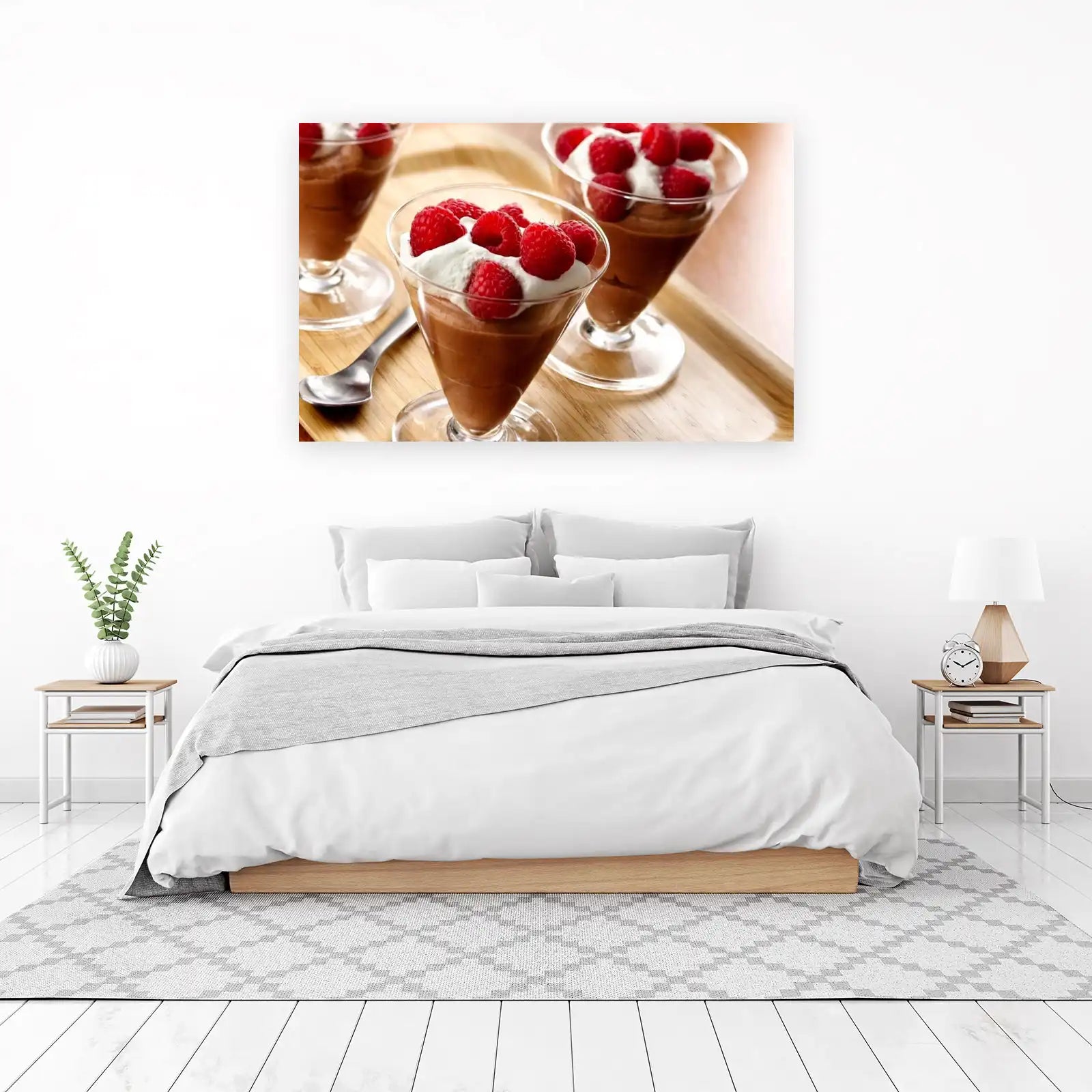 Decadent Raspberry Chocolate Mousse Wall Art