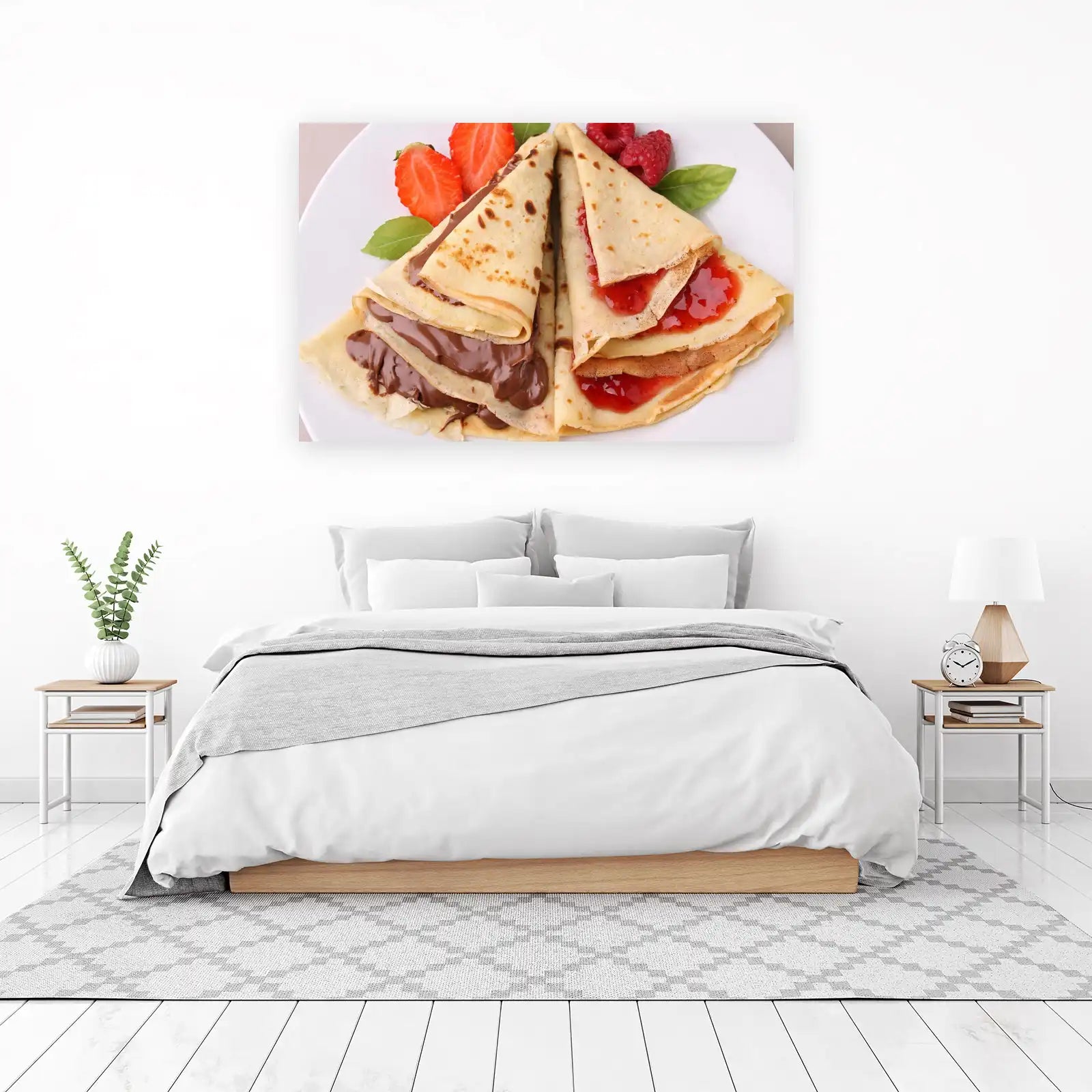 Delicious Crepes & Berries Wall Art