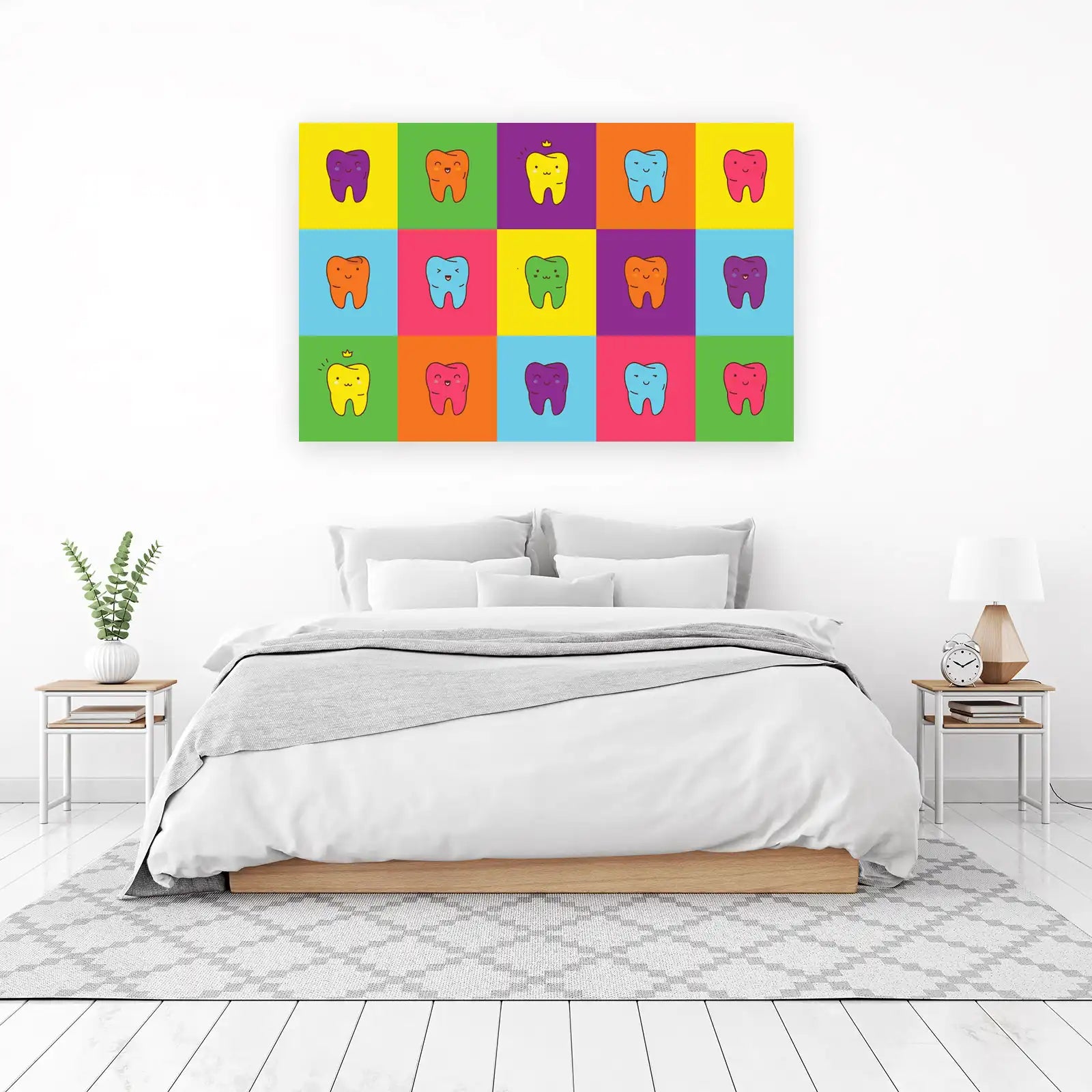 Happy Tooth Pop Art Wall Art
