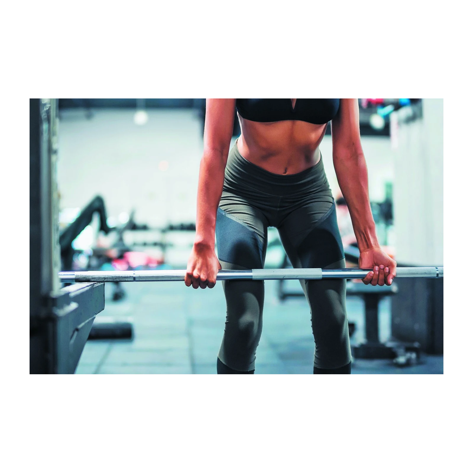 Fitness Motivation Woman Deadlift Wall Art