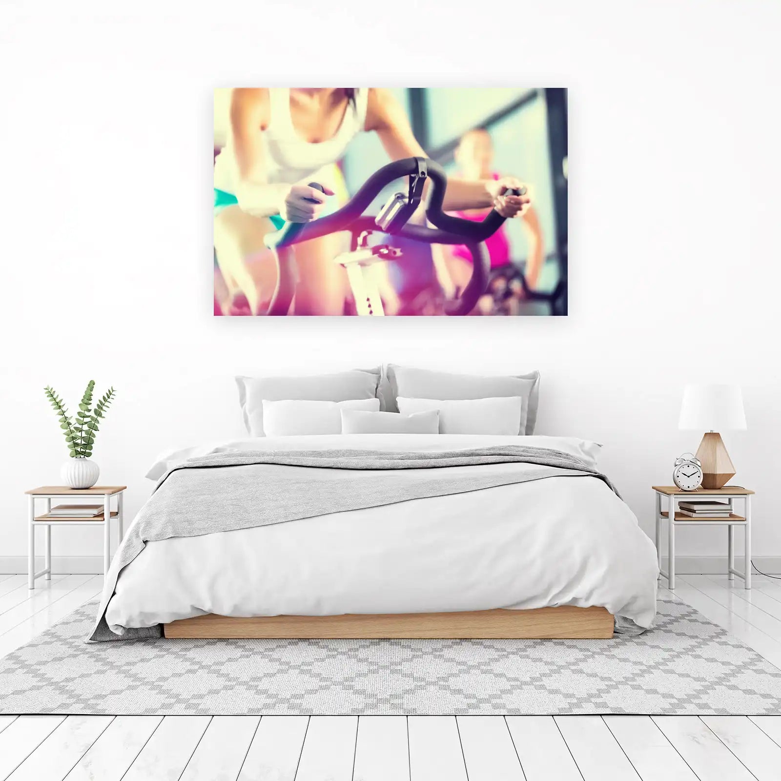 Dynamic Spin Class Motivation Wall Art