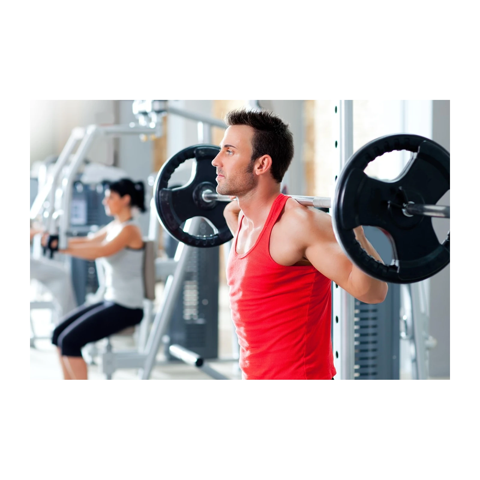 Motivational Gym Workout Barbell Wall Art