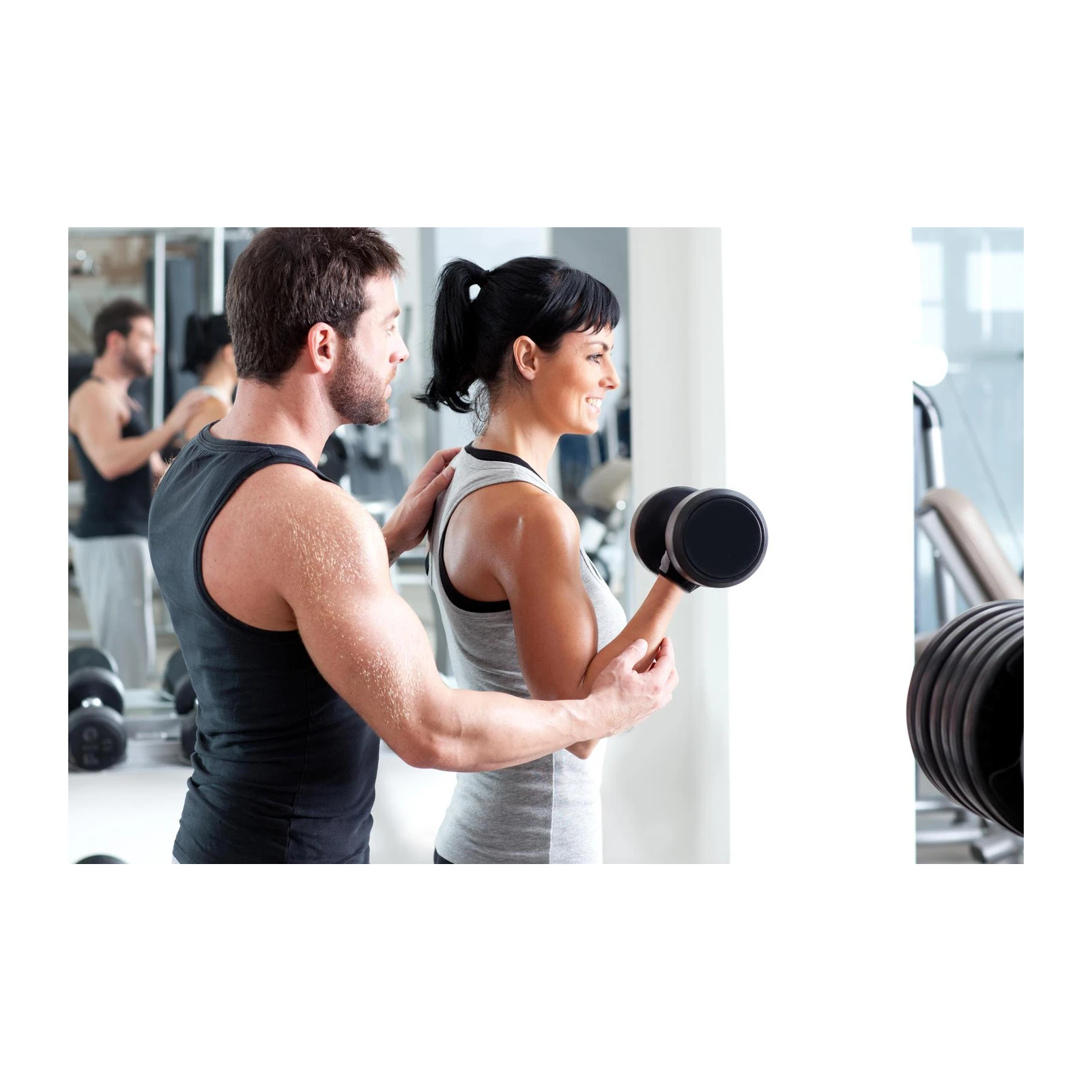 Personal Trainer Motivation Gym Couple Wall Art