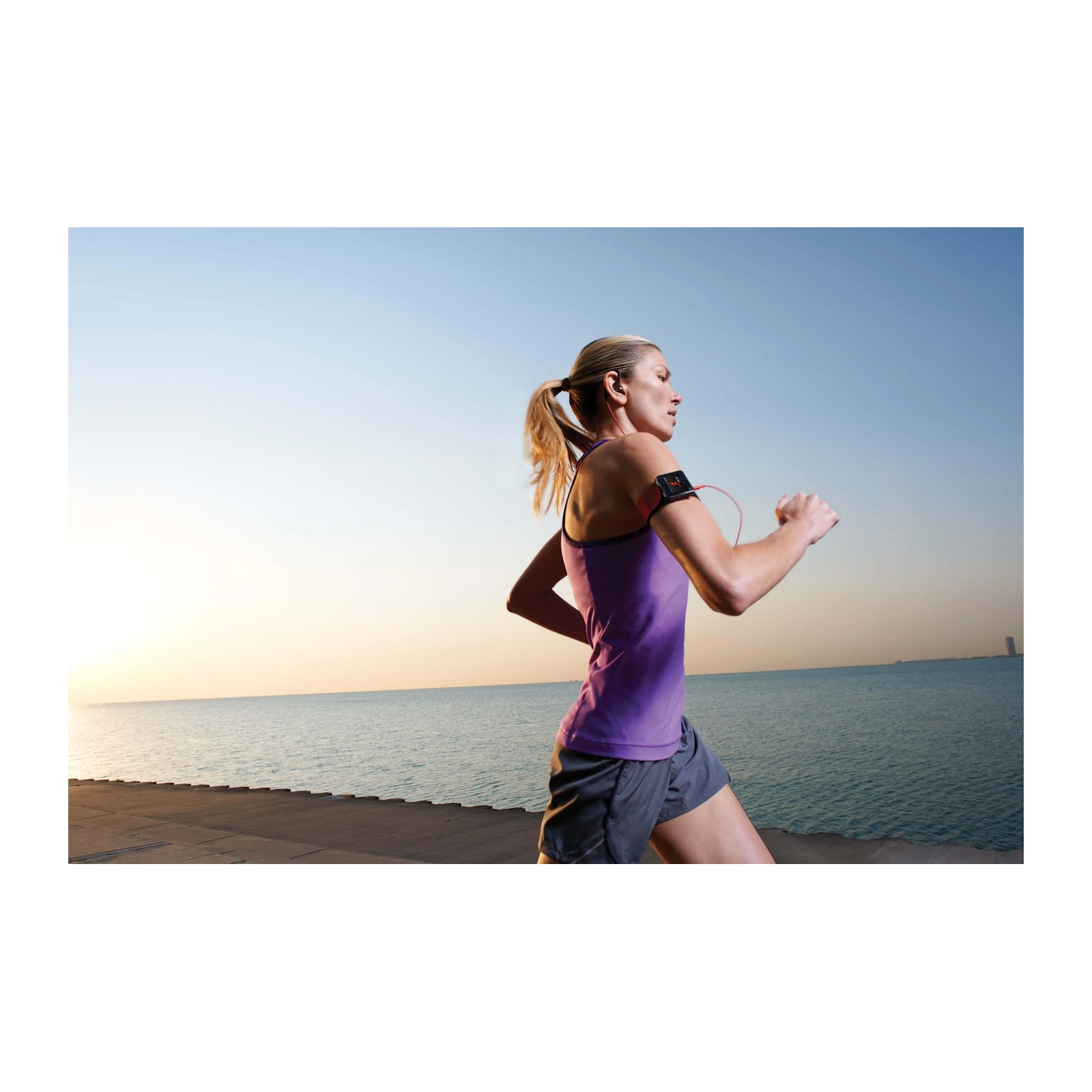 Inspirational Runner Beach Sunset Wall Art