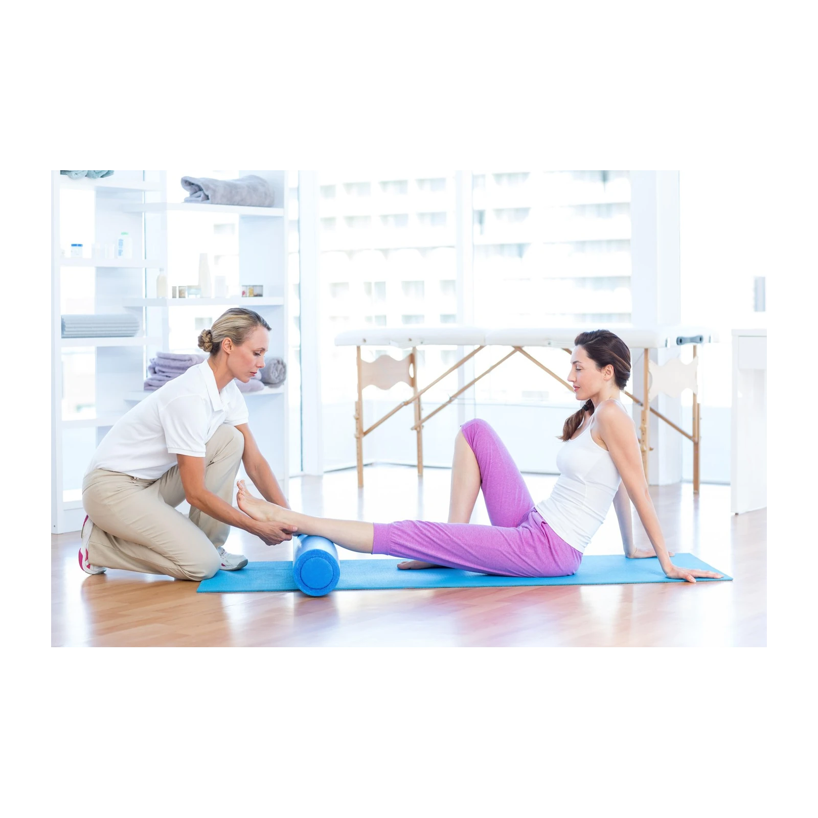 Therapy Session Yoga Pose Wall Art