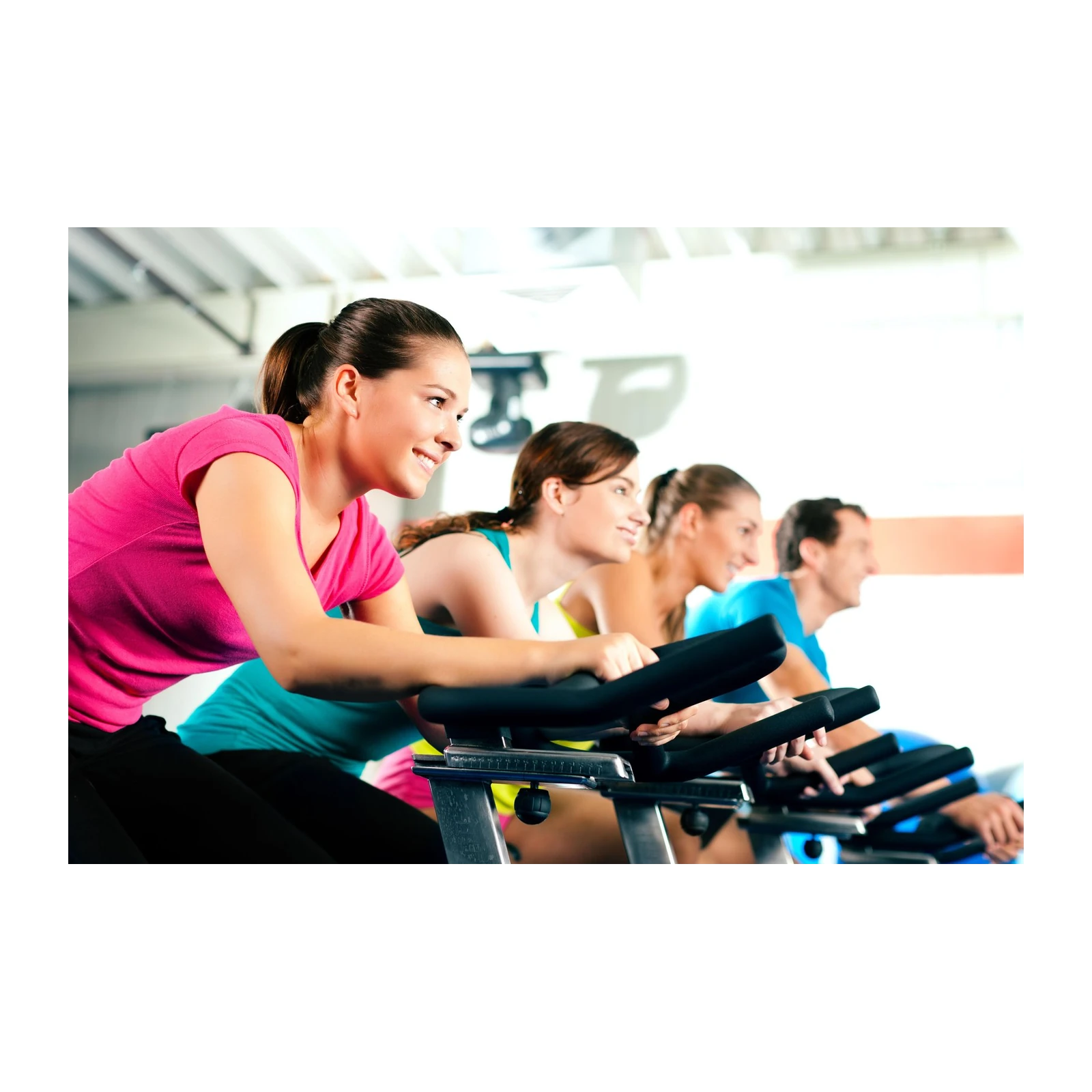 Energizing Spin Class Wall Art