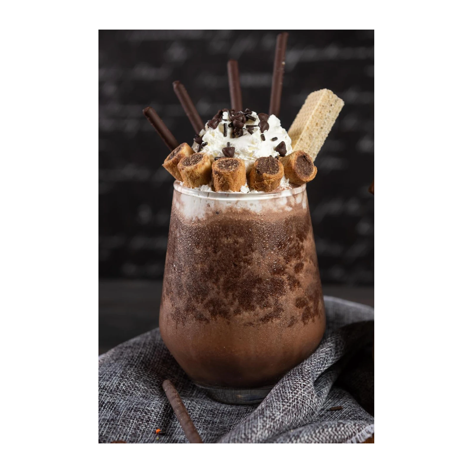 Decadent Chocolate Shake Art Wall Art