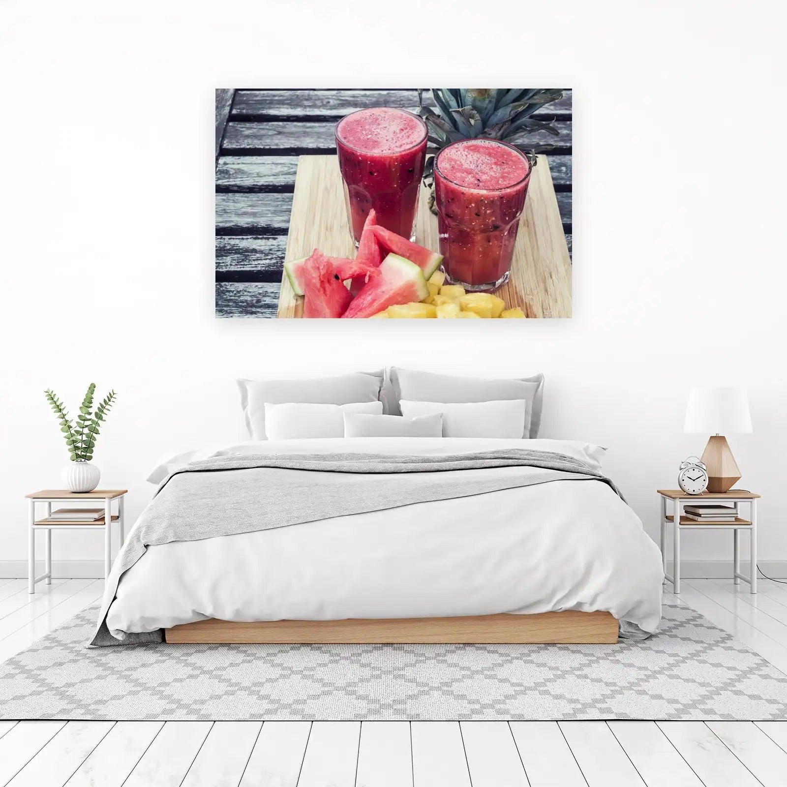 Refreshing Fruit Smoothies Wall Art